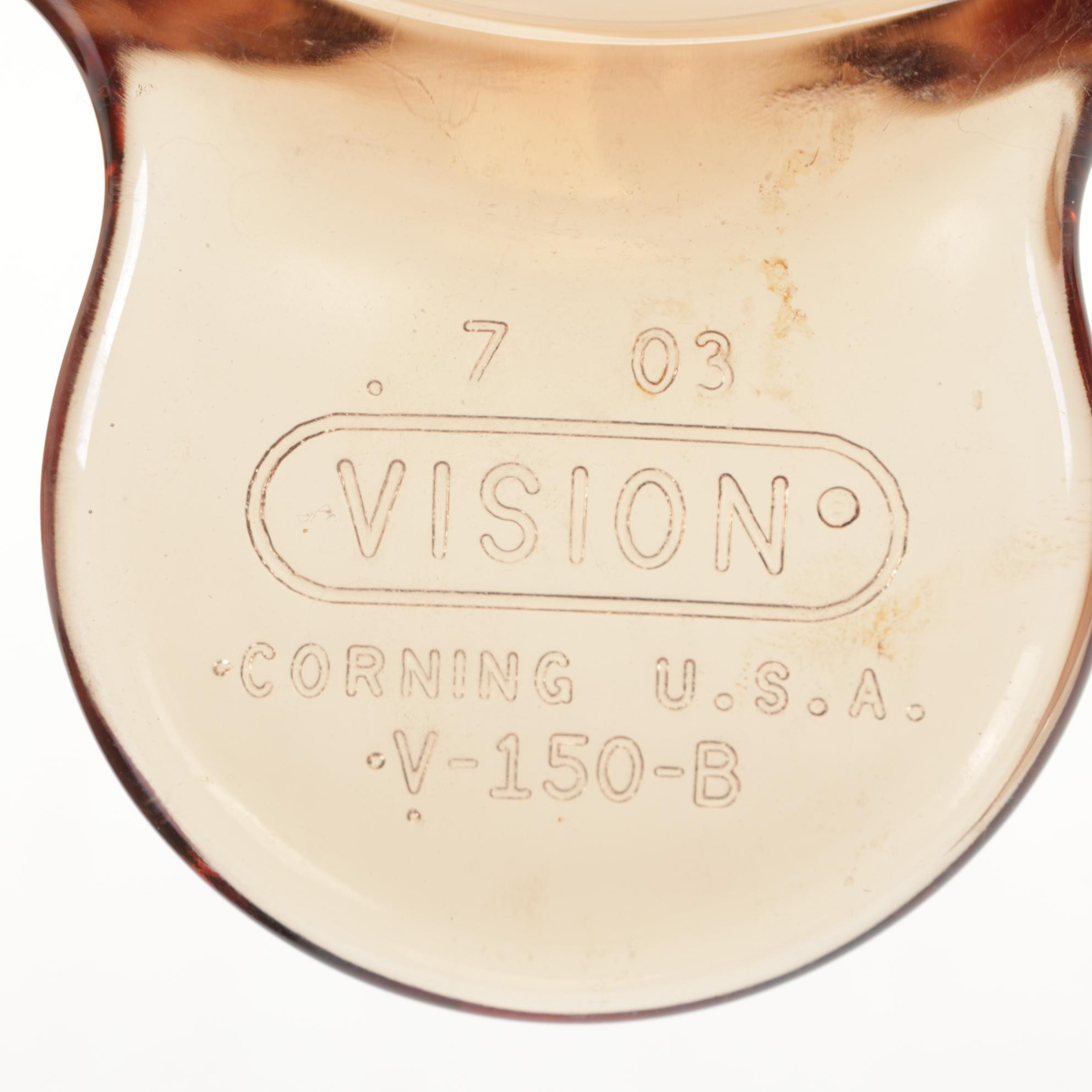 Anchor Hocking "Georgian" Ruby Red Glasses and Corning Vision Cookware