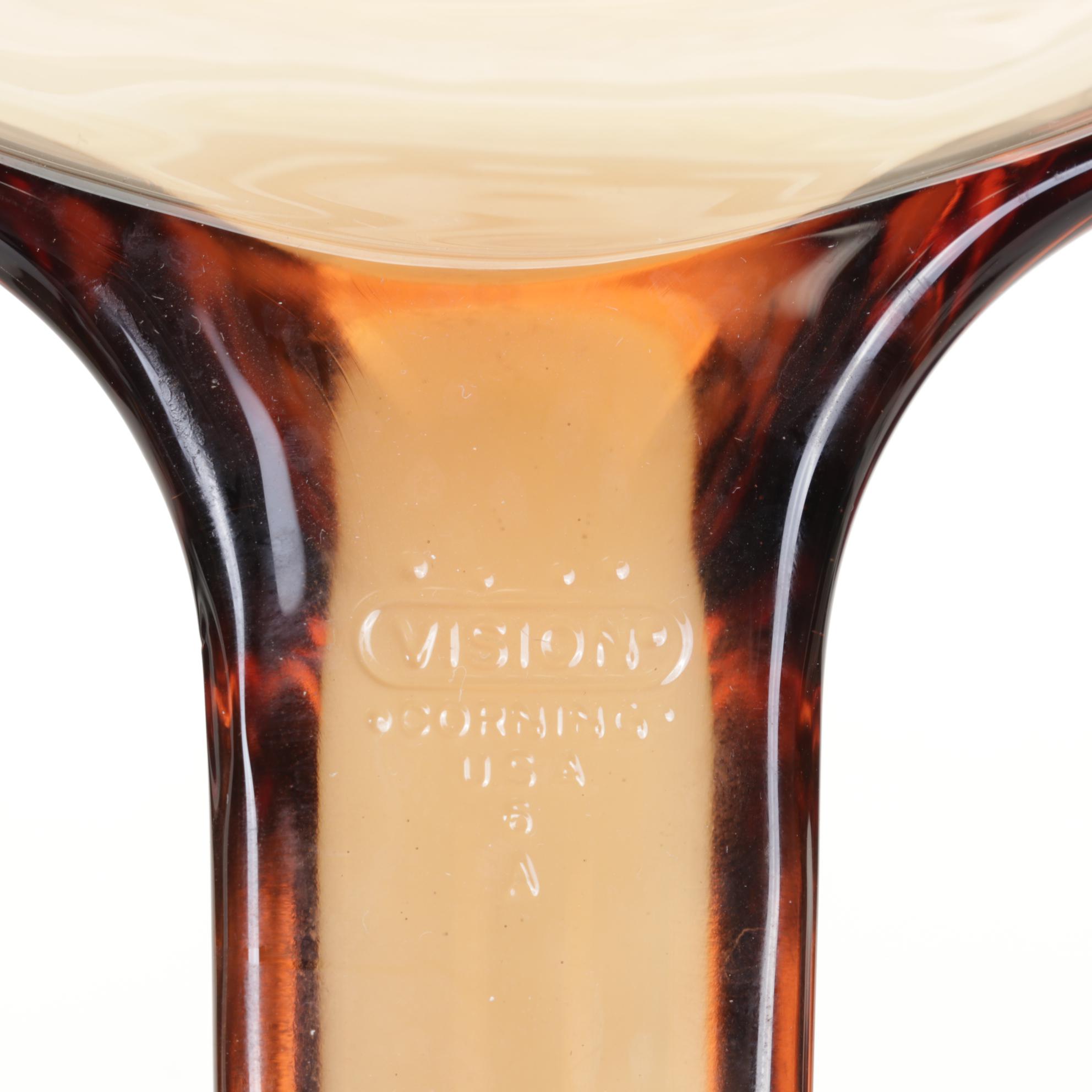 Anchor Hocking "Georgian" Ruby Red Glasses and Corning Vision Cookware