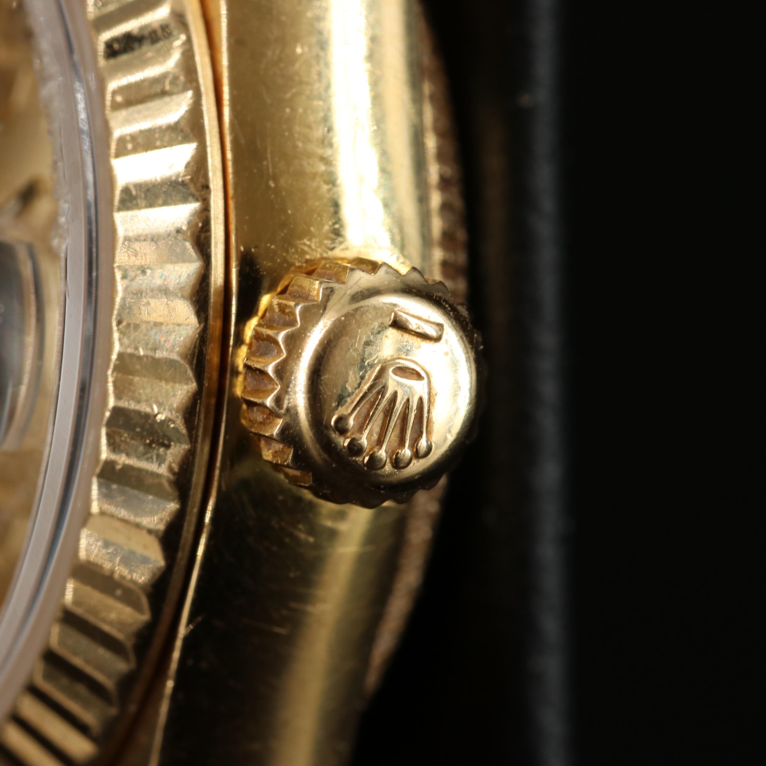 1986 Rolex Chevrolet 18K Diamond Jubilee Award Datejust Watch