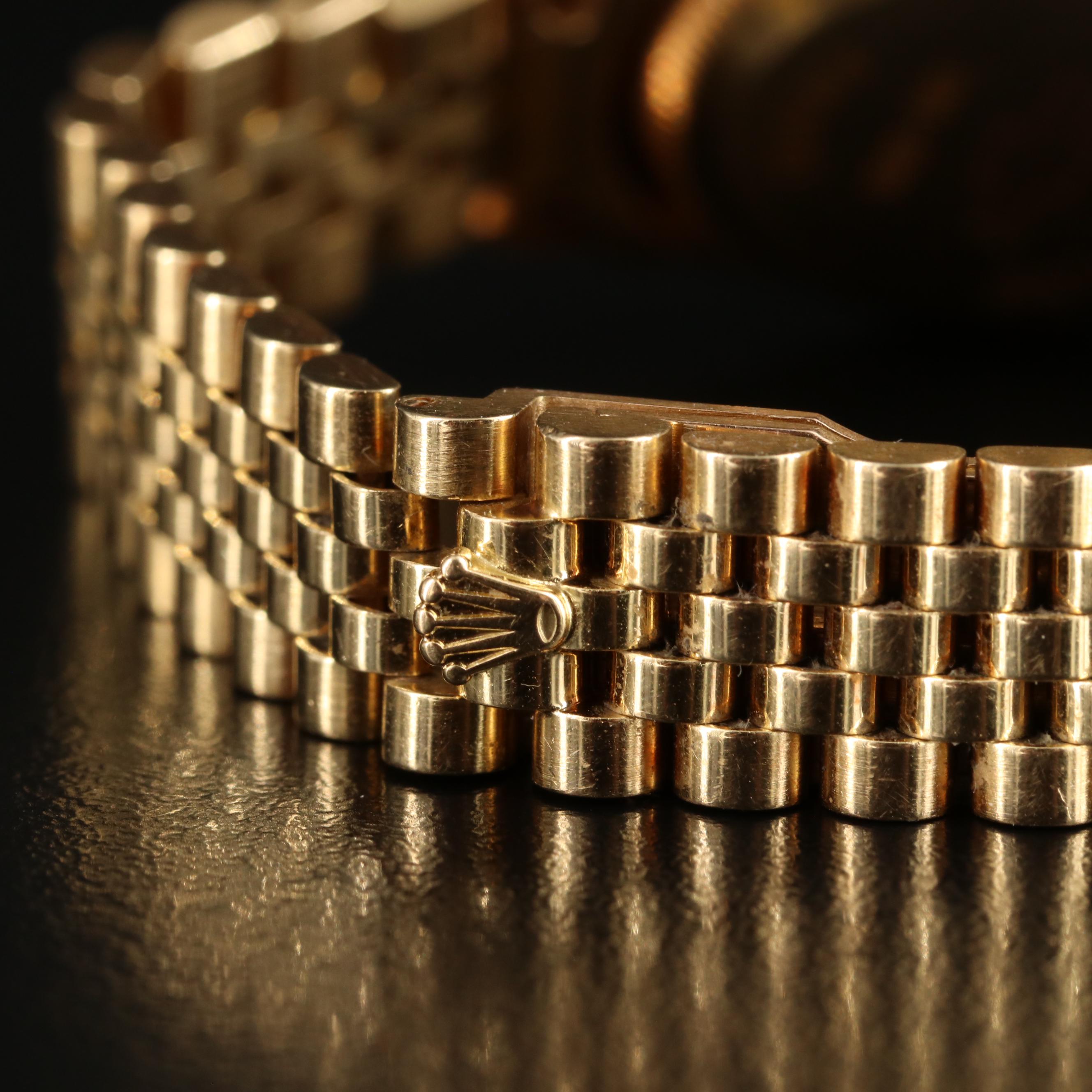 1986 Rolex Chevrolet 18K Diamond Jubilee Award Datejust Watch