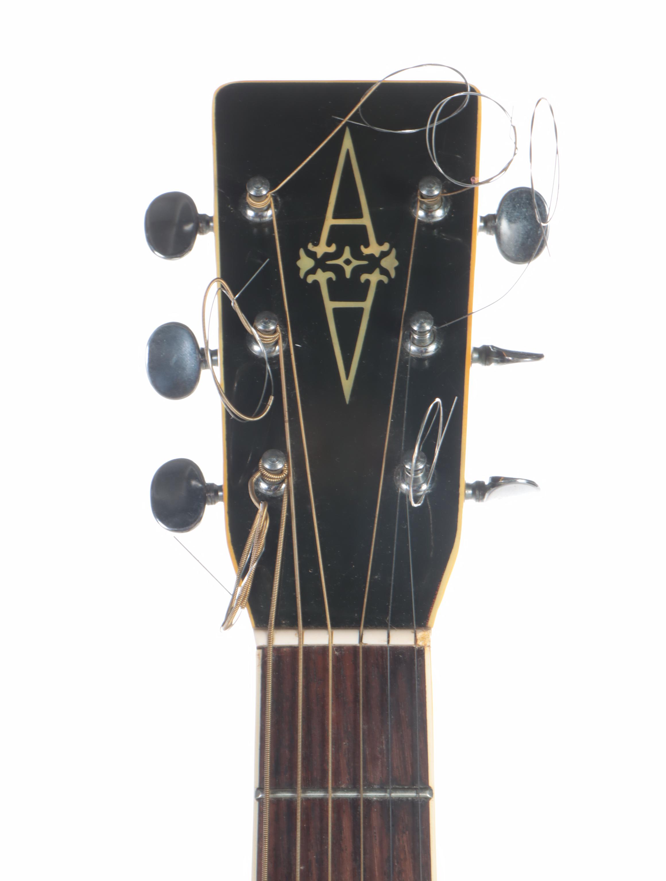 Alvarez 5013 Black Laquer Ironhorse Dreadnought Guitar