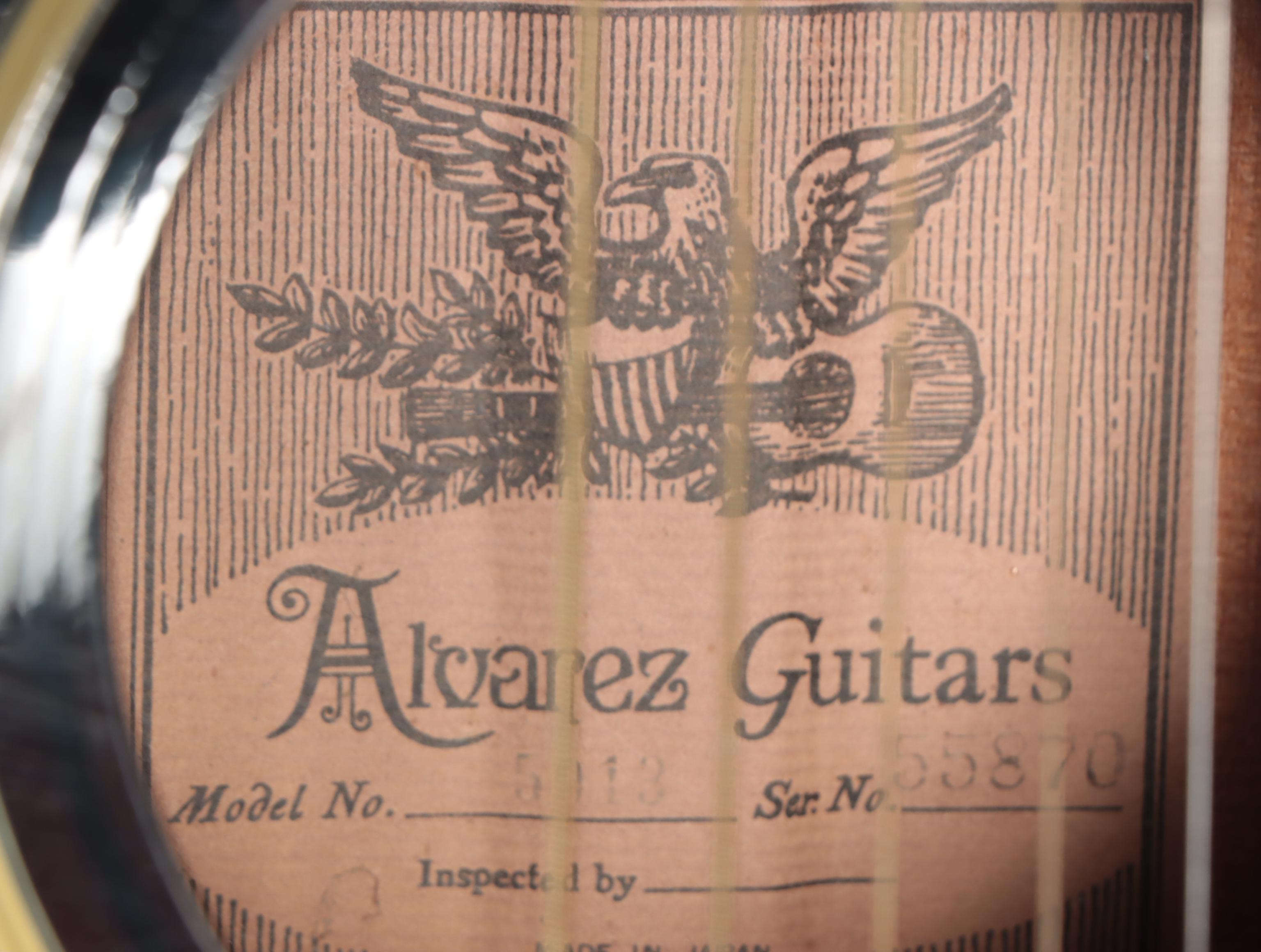 Alvarez 5013 Black Laquer Ironhorse Dreadnought Guitar