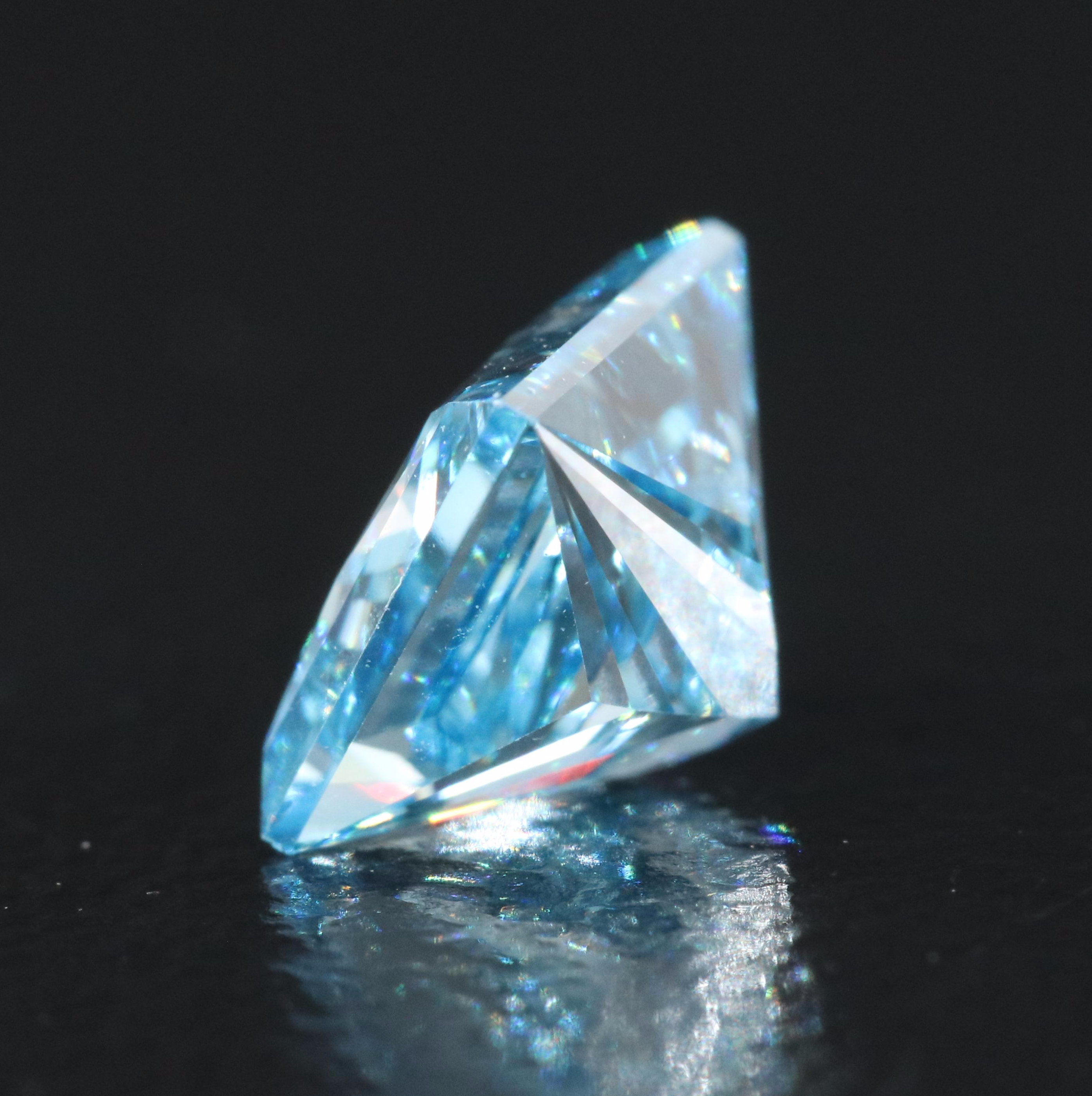 Loose 1.10 CT (Origin Undetermined) Fancy Blue Diamond