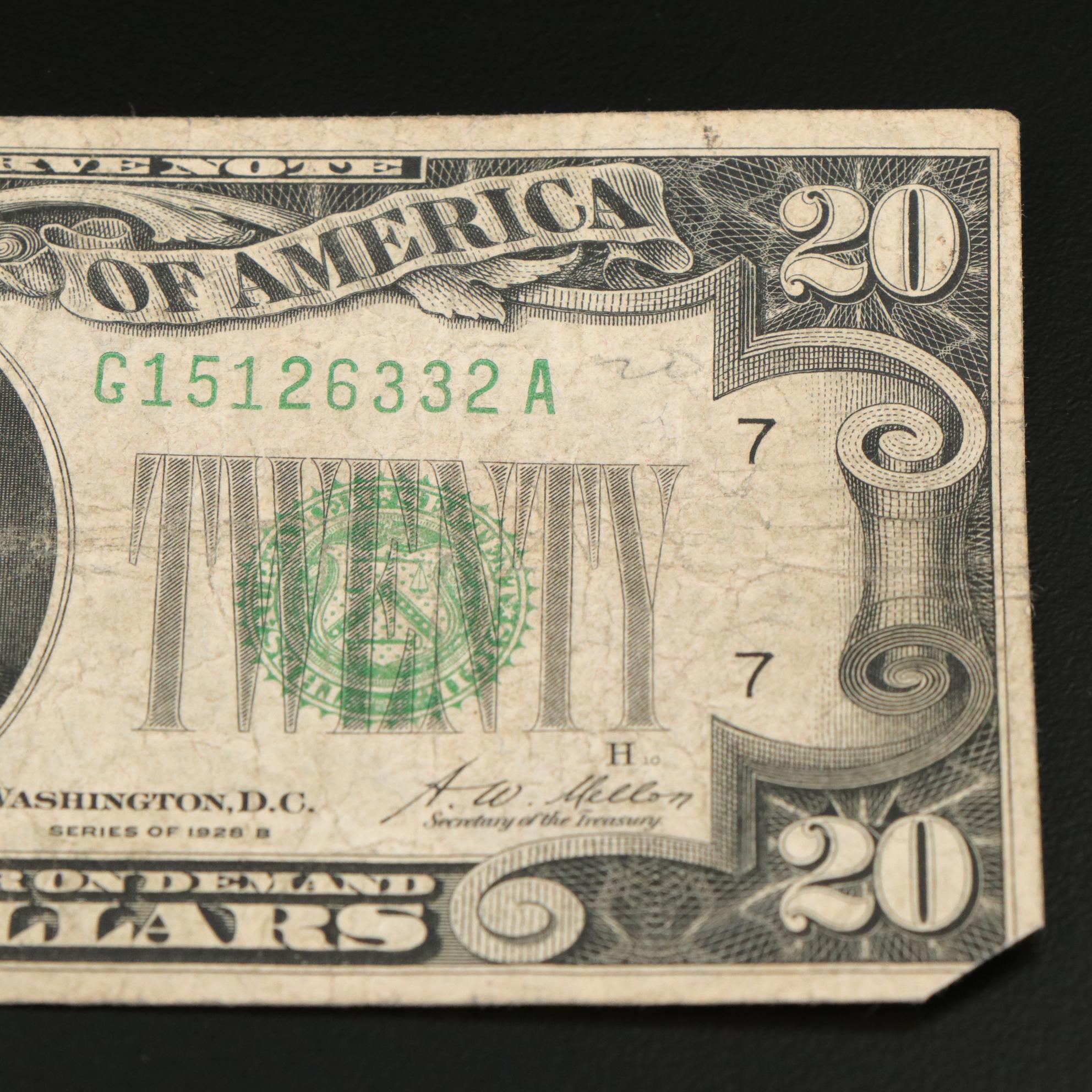 Two 1928 B Federal Reserve Notes | EBTH