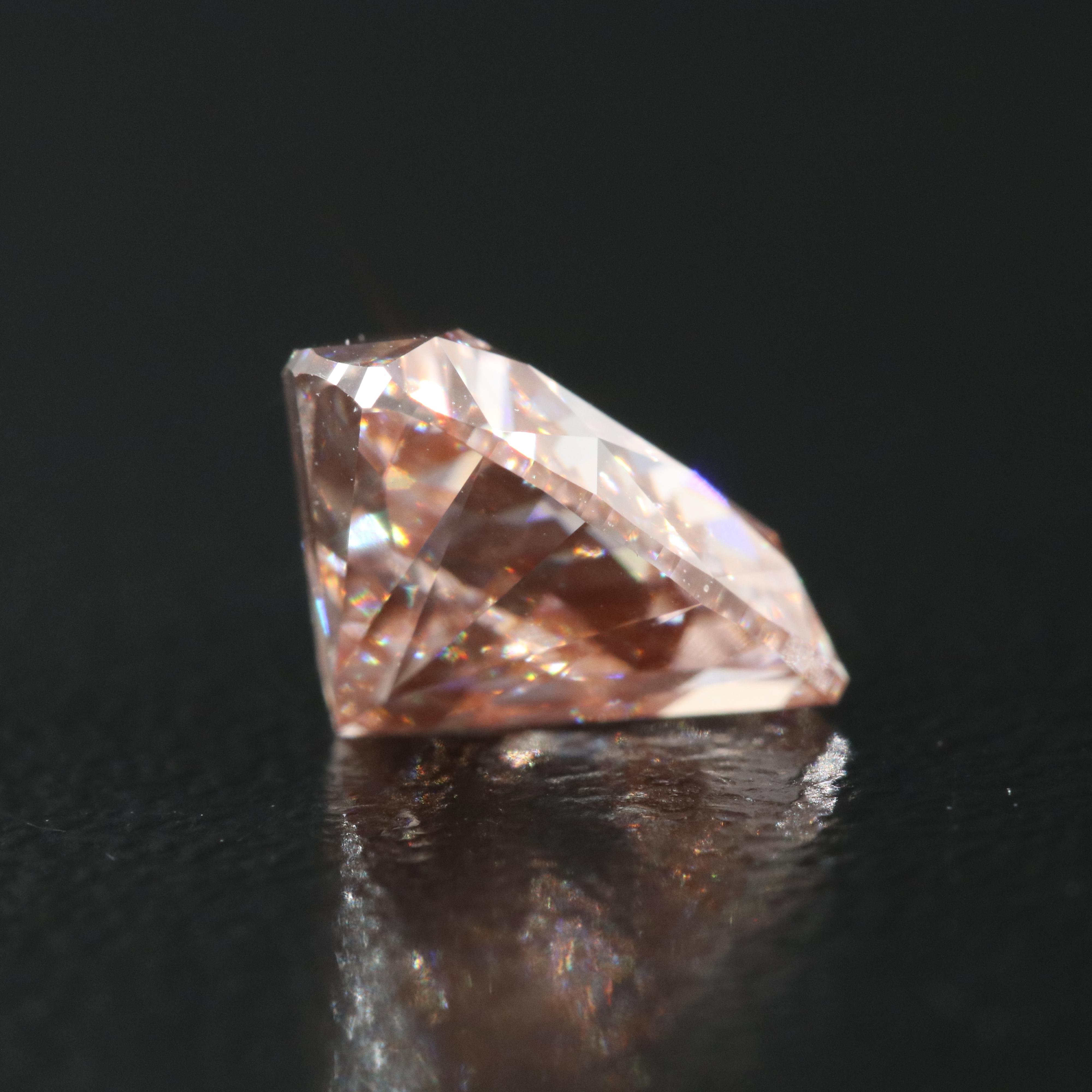 Loose 2.38 CT Fancy Pink Diamond