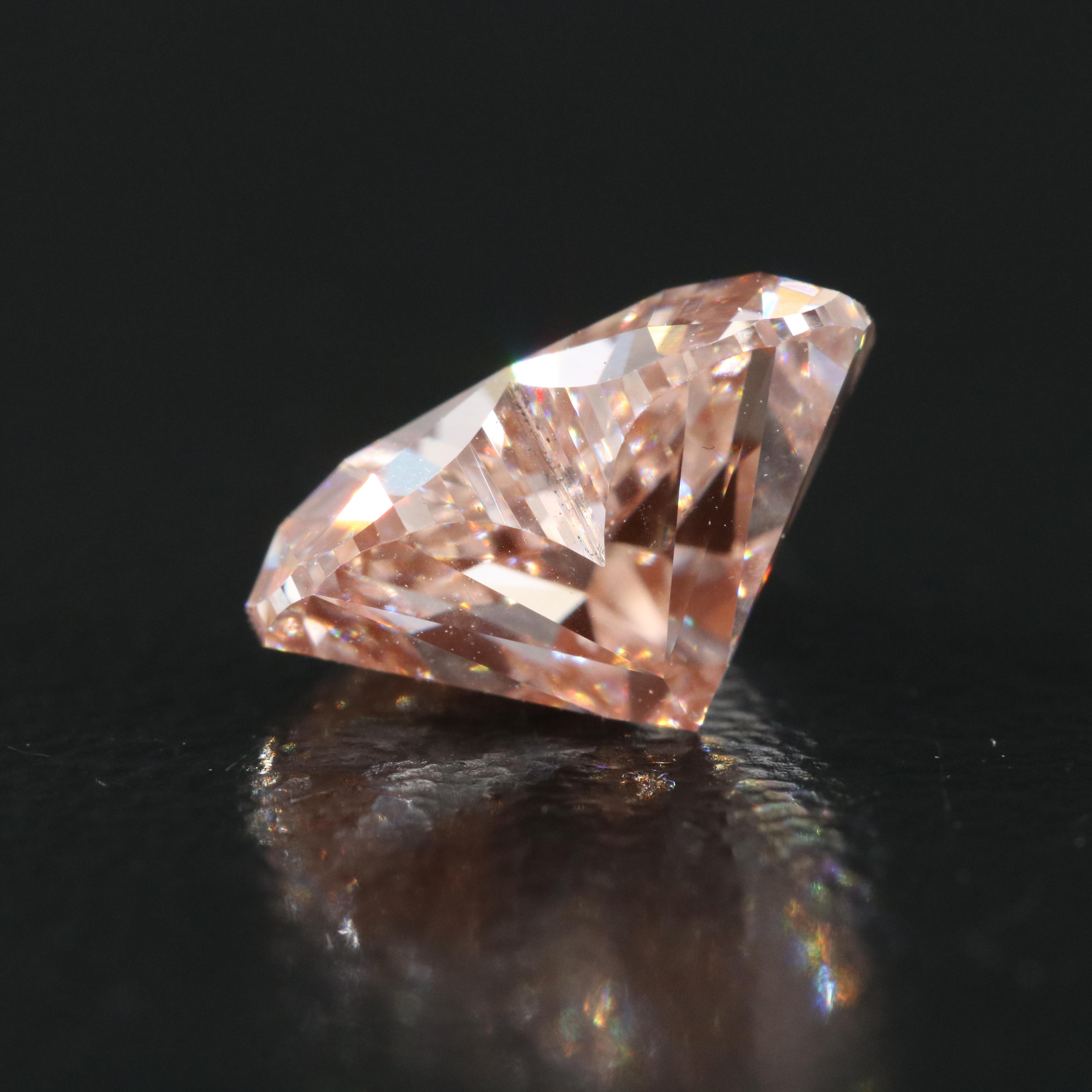 Loose 2.38 CT Fancy Pink Diamond
