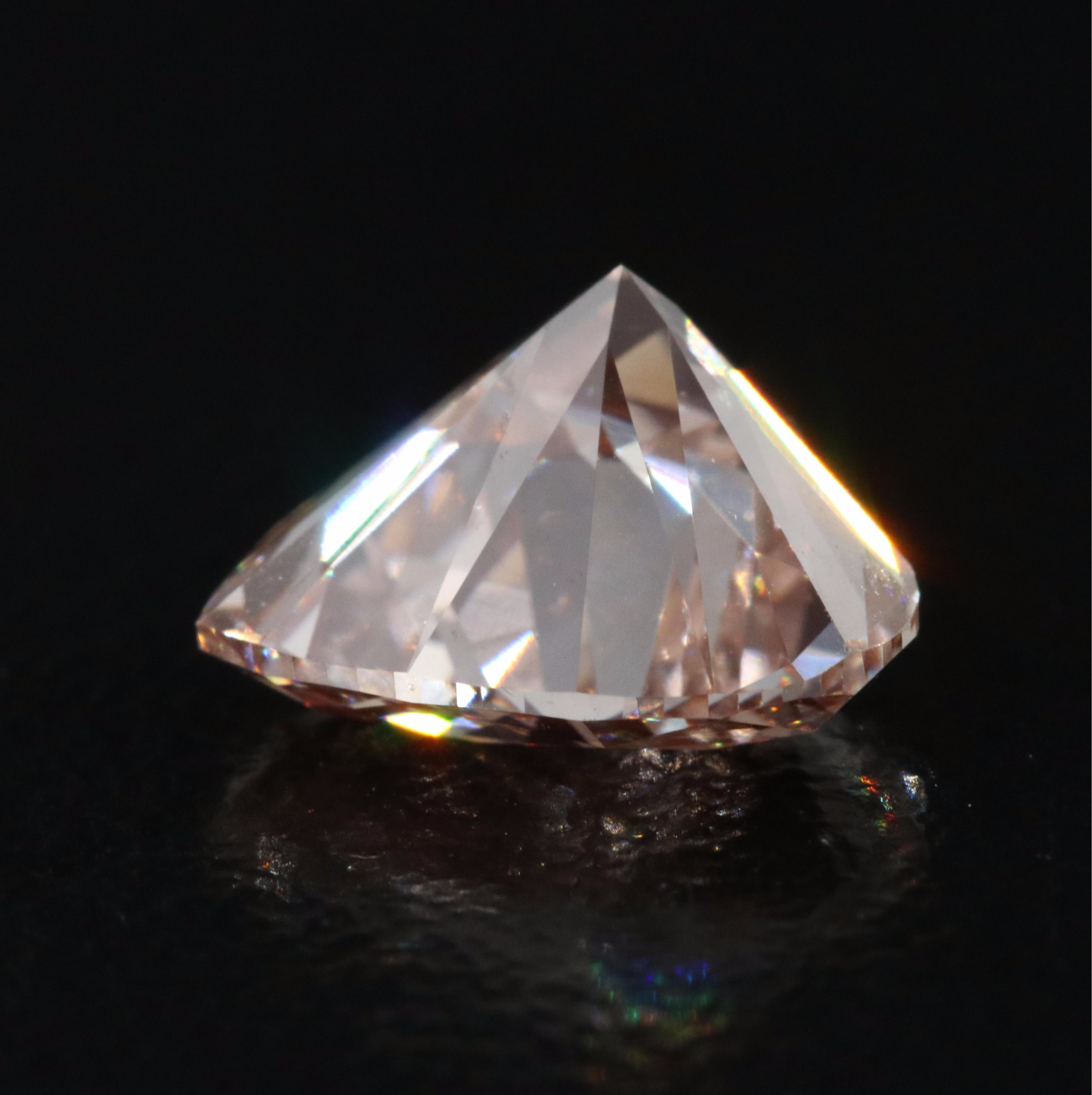 Loose 2.38 CT Fancy Pink Diamond