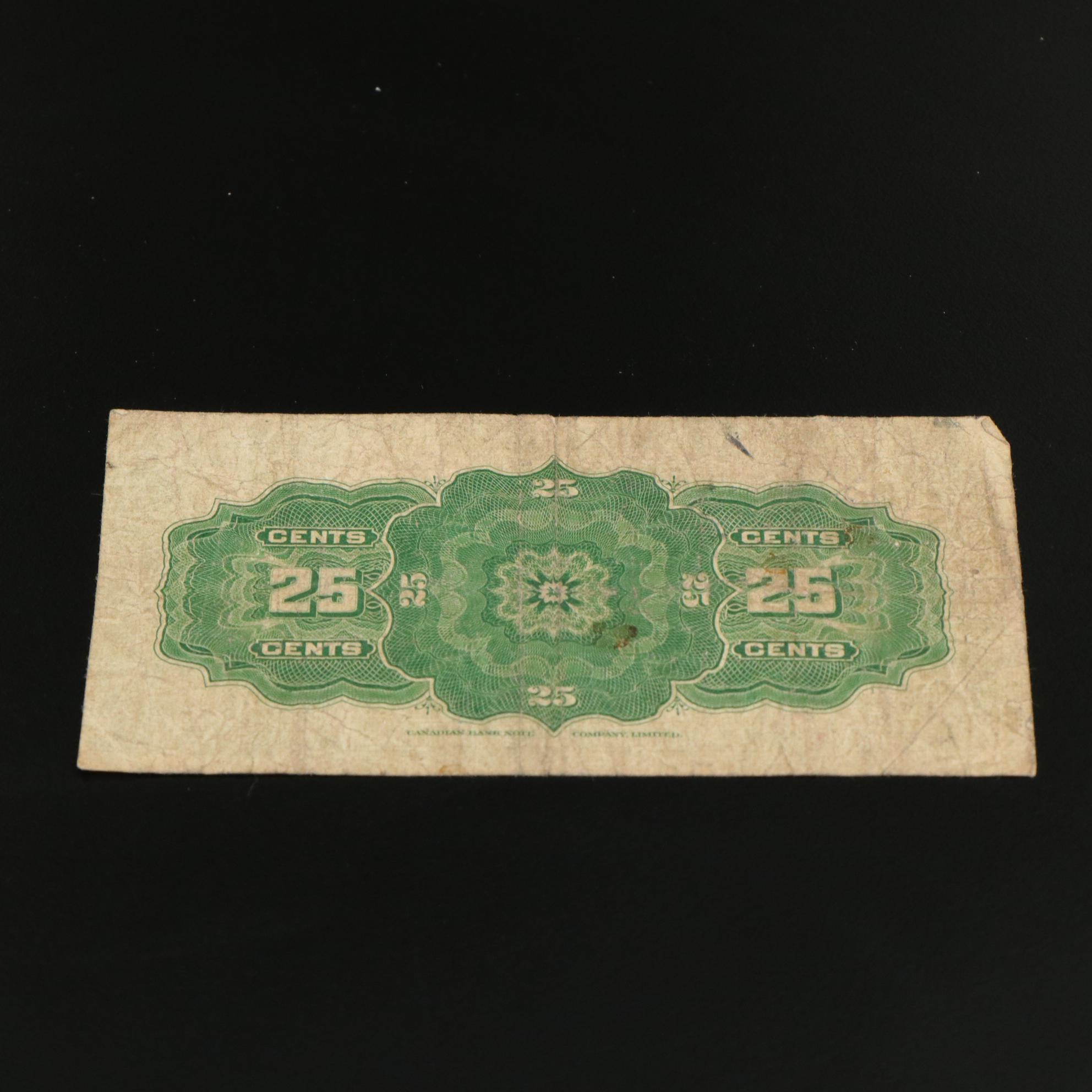 Group of Three Dominion of Canada Bank Notes