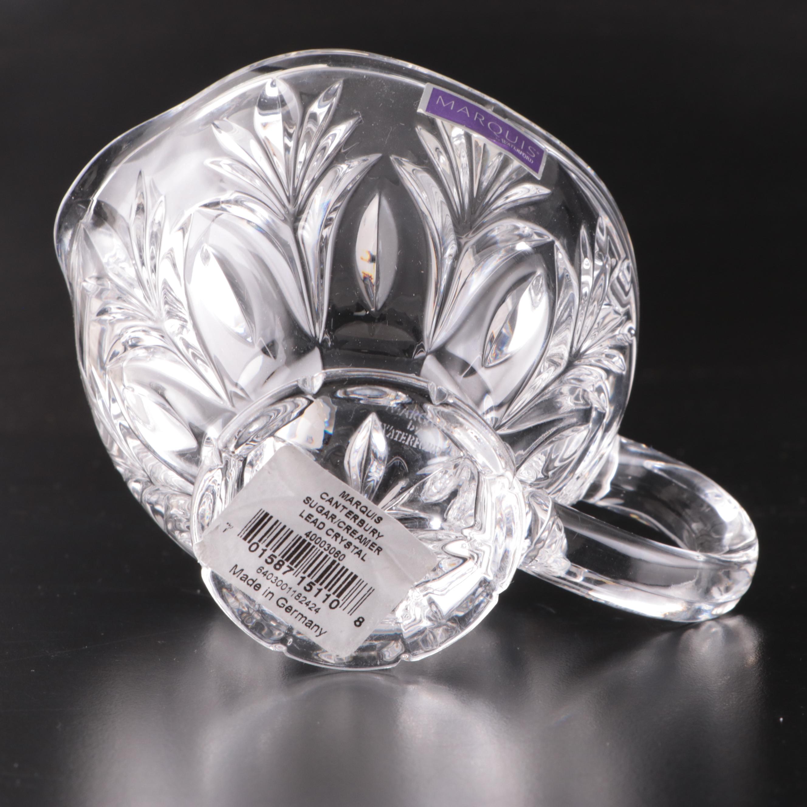 Marquis by Waterford "Canterbury" Crystal Table Accessories