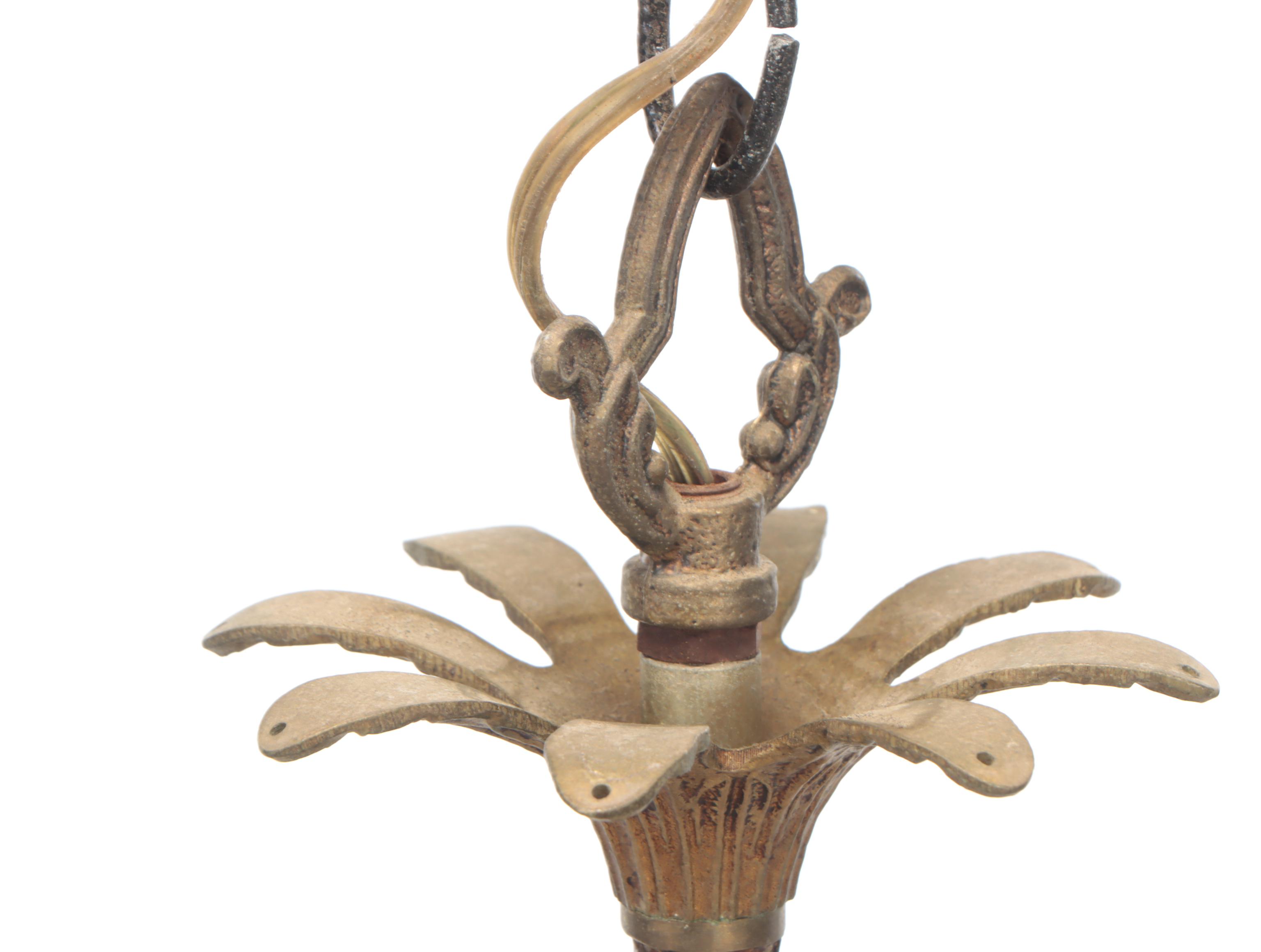 Cast Metal Eight-Arm Chandelier, 20th Century