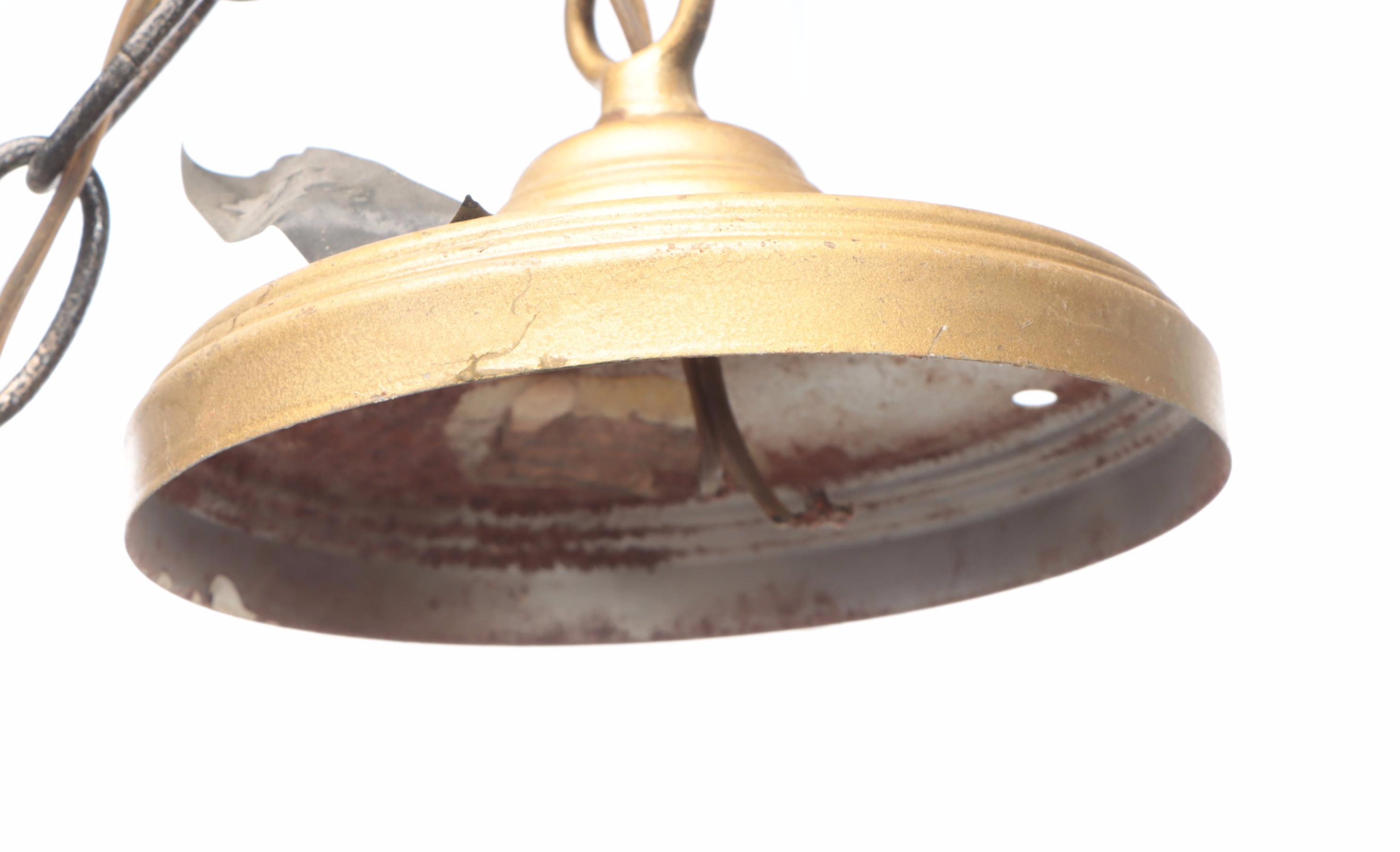 Cast Metal Eight-Arm Chandelier, 20th Century