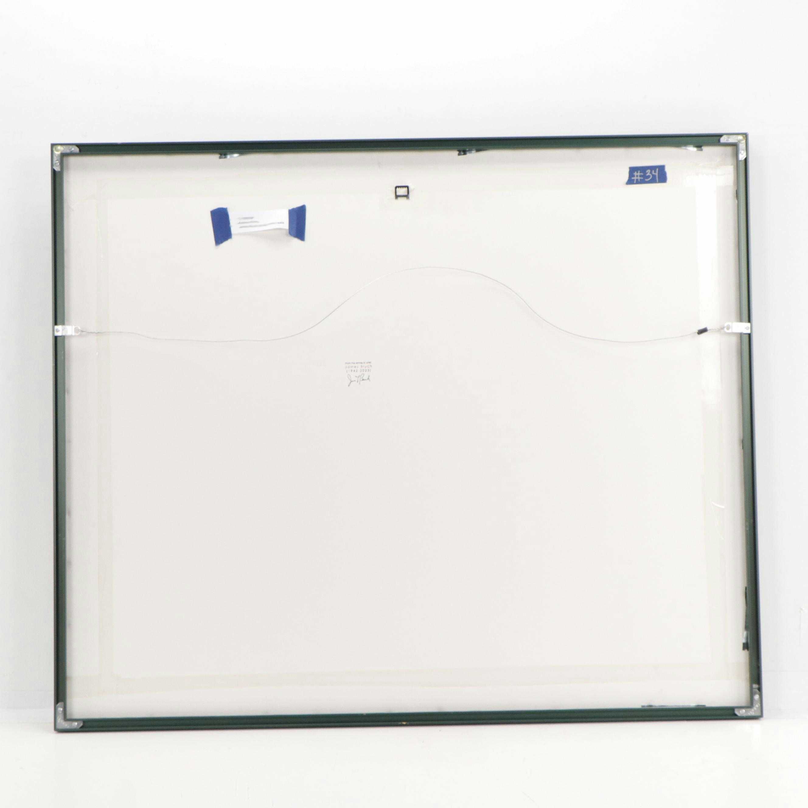 James L. Bruch Modernist Oil Painting "Primitive thinking," 2010