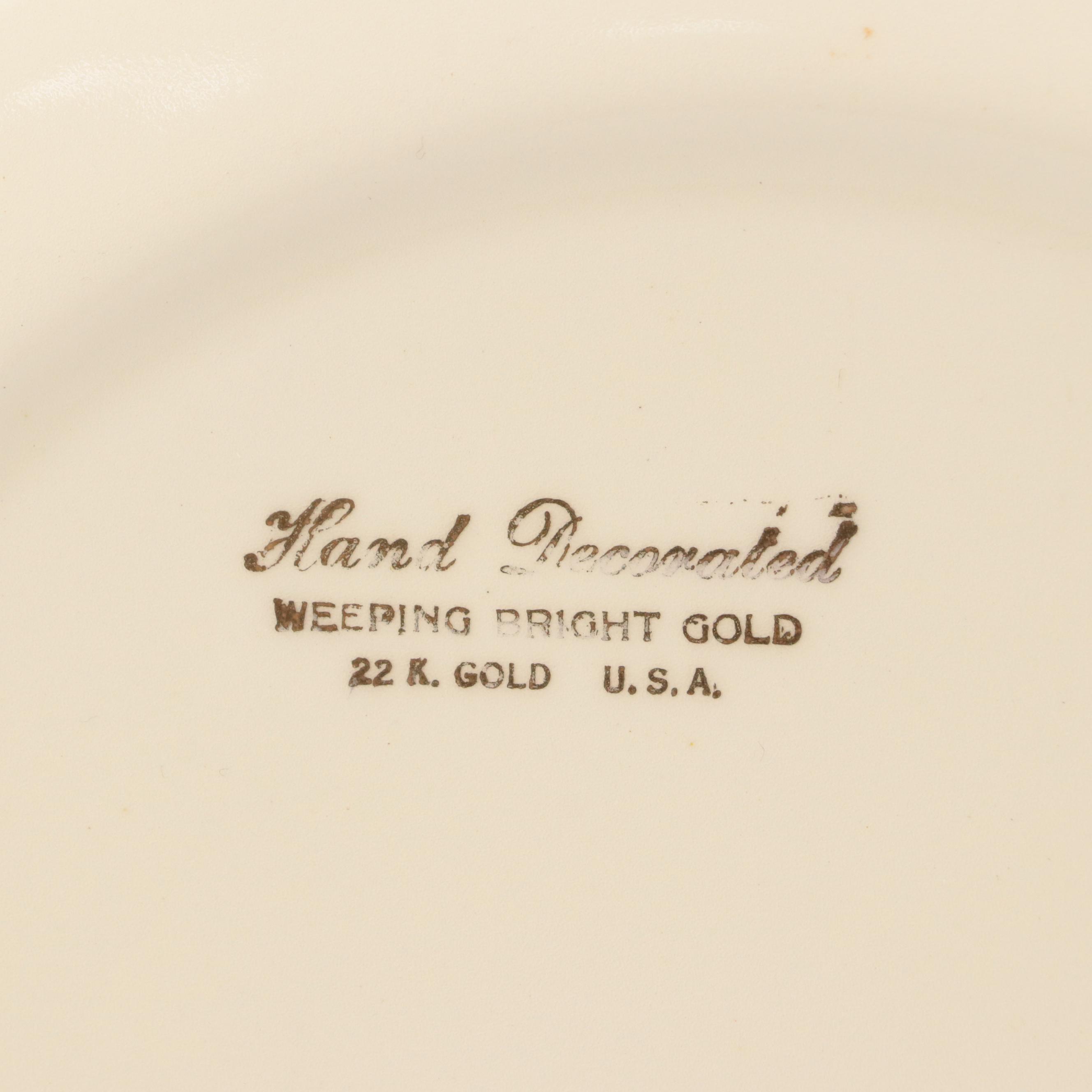 Limoges Hand-Painted Dessert Plates and More