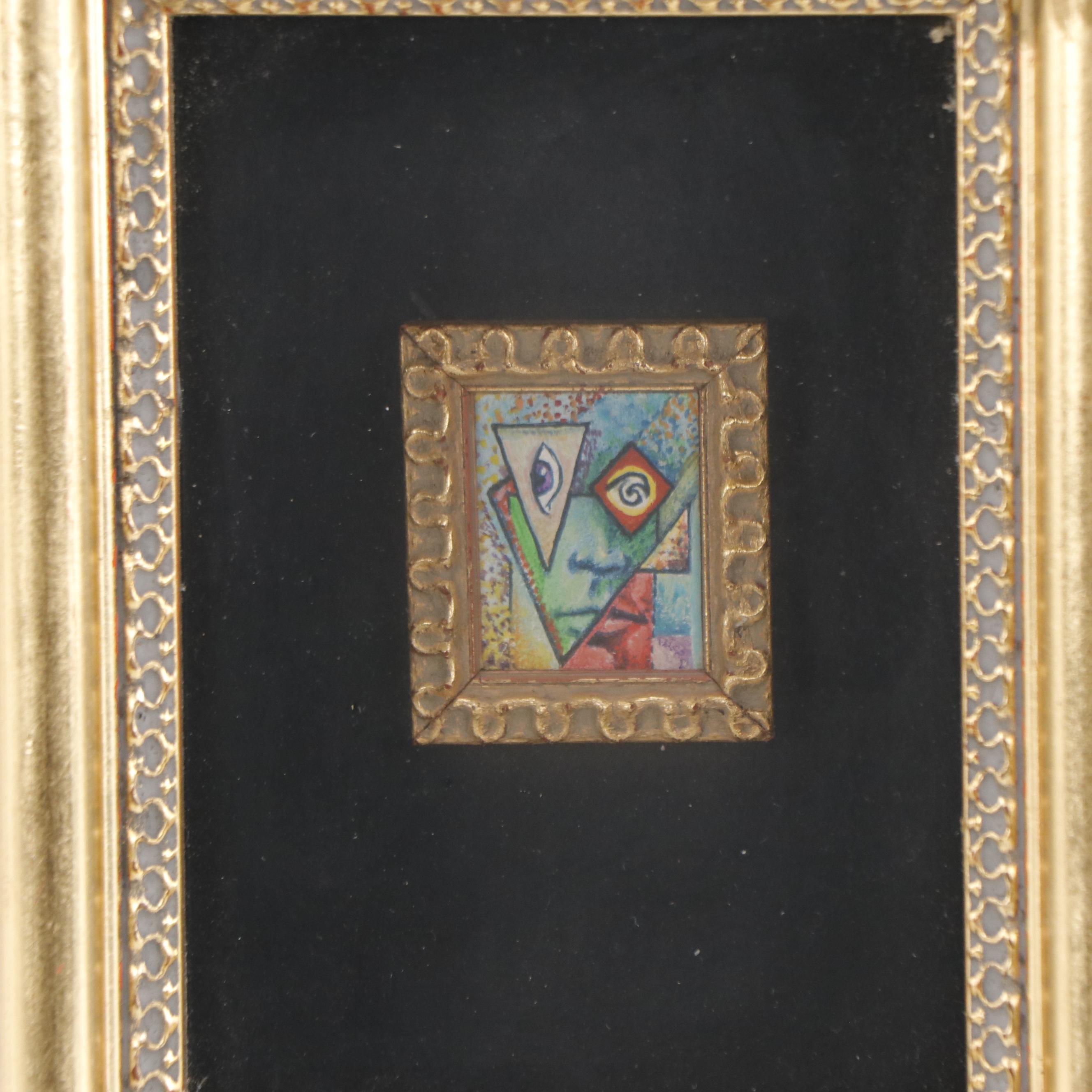 David C. Greene Miniature Oil Paintings, 1994-1996