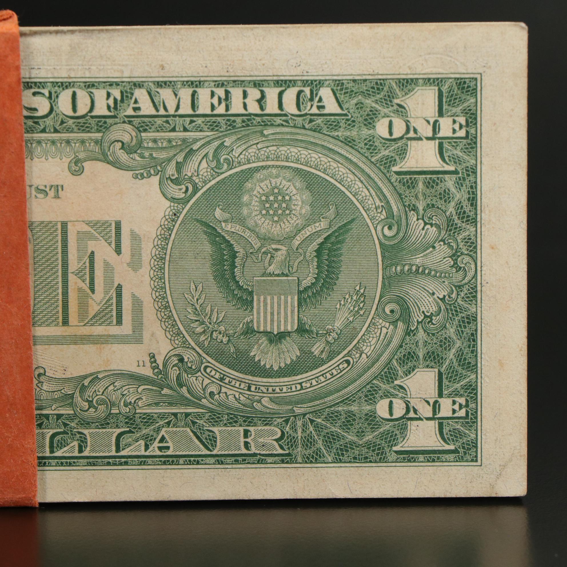 Bank Wrapped Block of Fifty 1957 One Dollar Silver Certificates