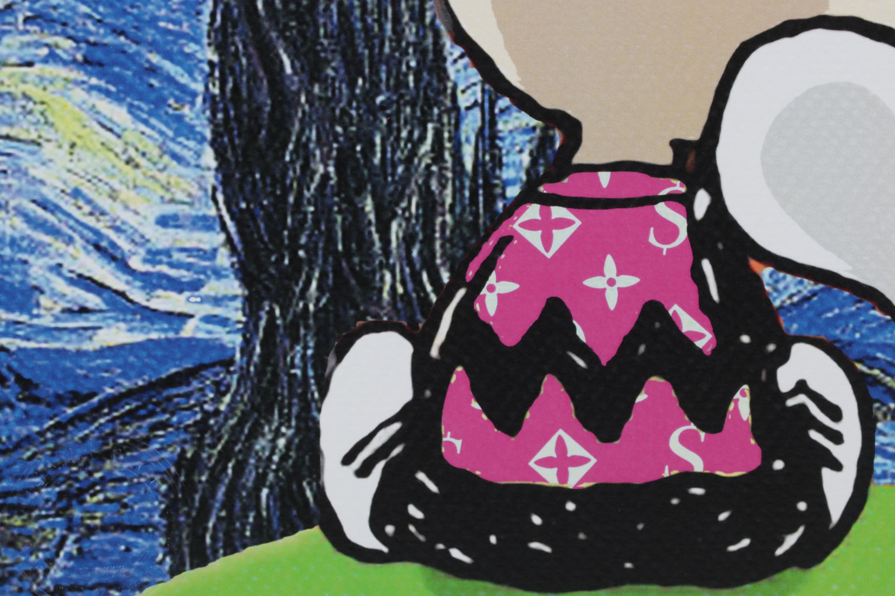 Death NYC Pop Art Digital Print of Snoopy and Charlie Brown, 2020