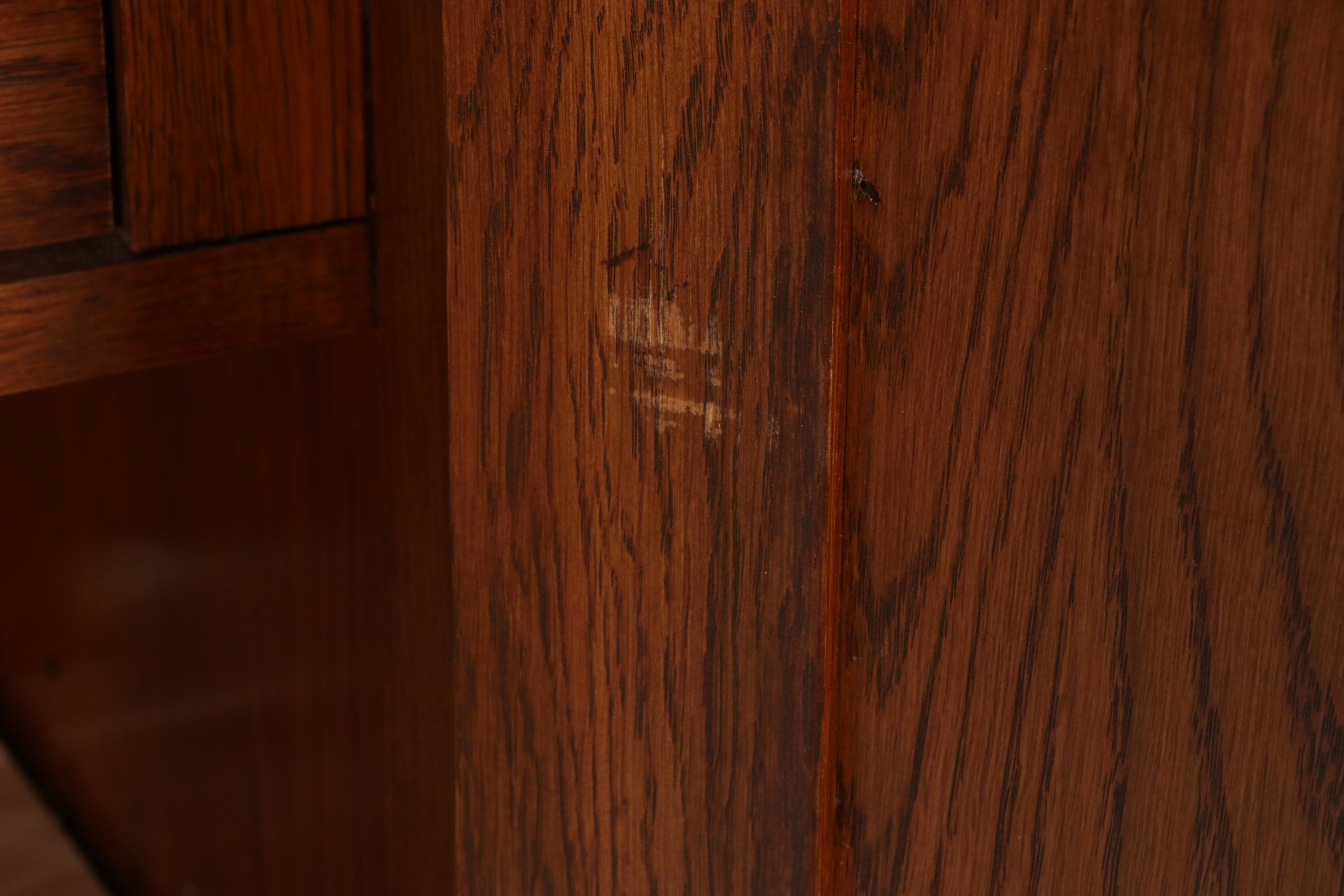 Kincaid "American Artifacts" Arts & Crafts Style Oak and Cedar Cabinet, 1990s