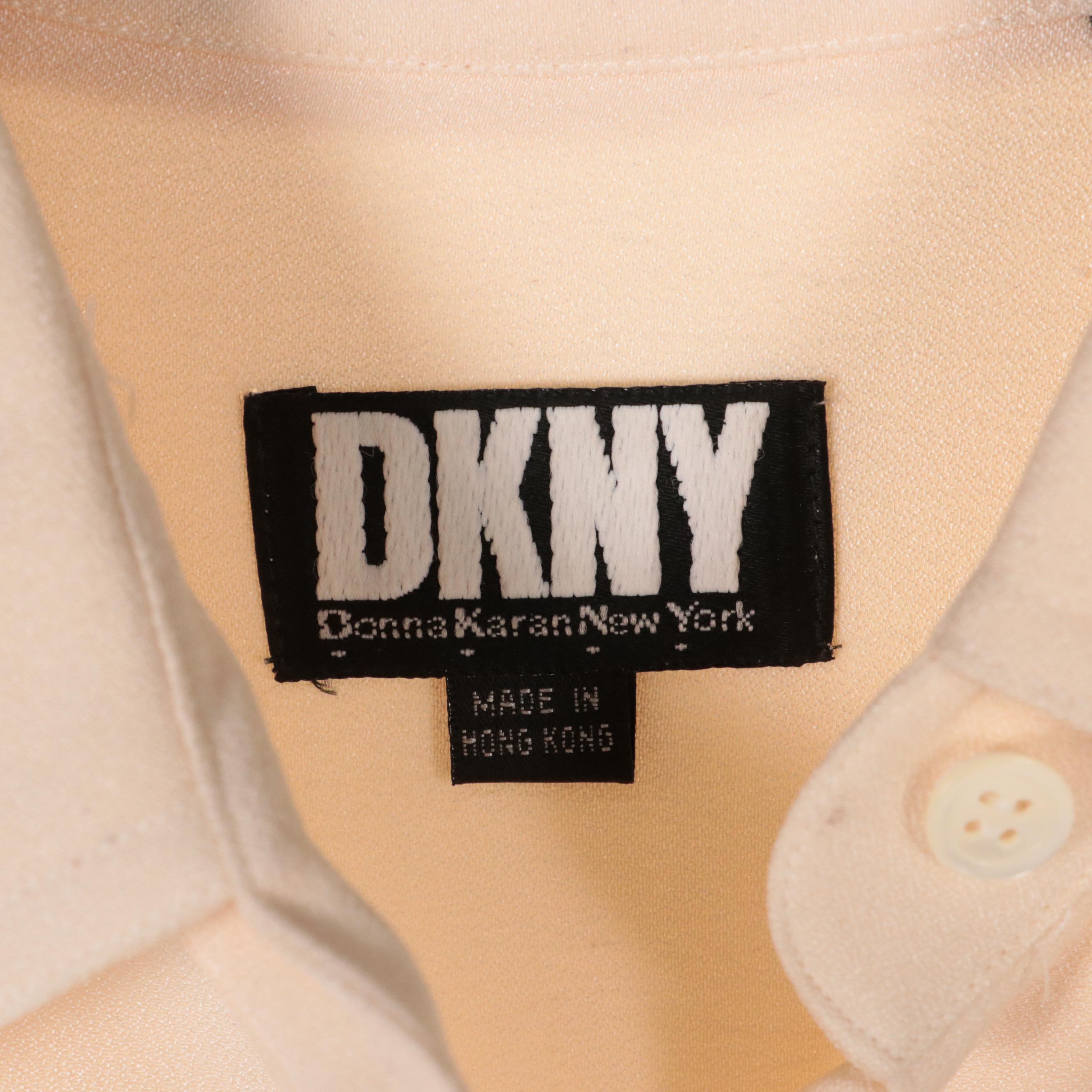 DKNY Pants, Pleated Silk Pants, and Button-Up Shirt, and Other Pleated Skirt