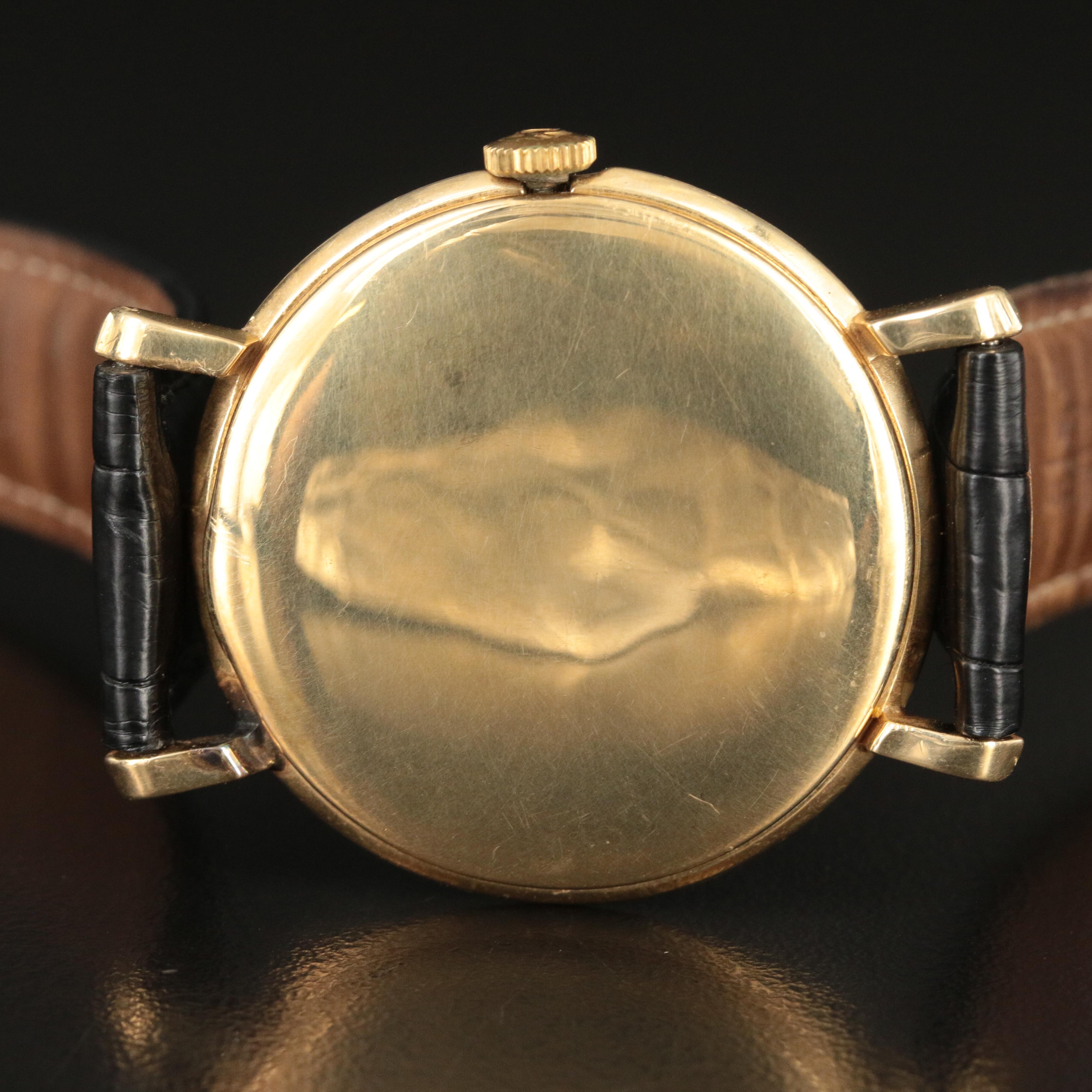 Vintage 14K Omega Small Seconds Stem Wind Watch