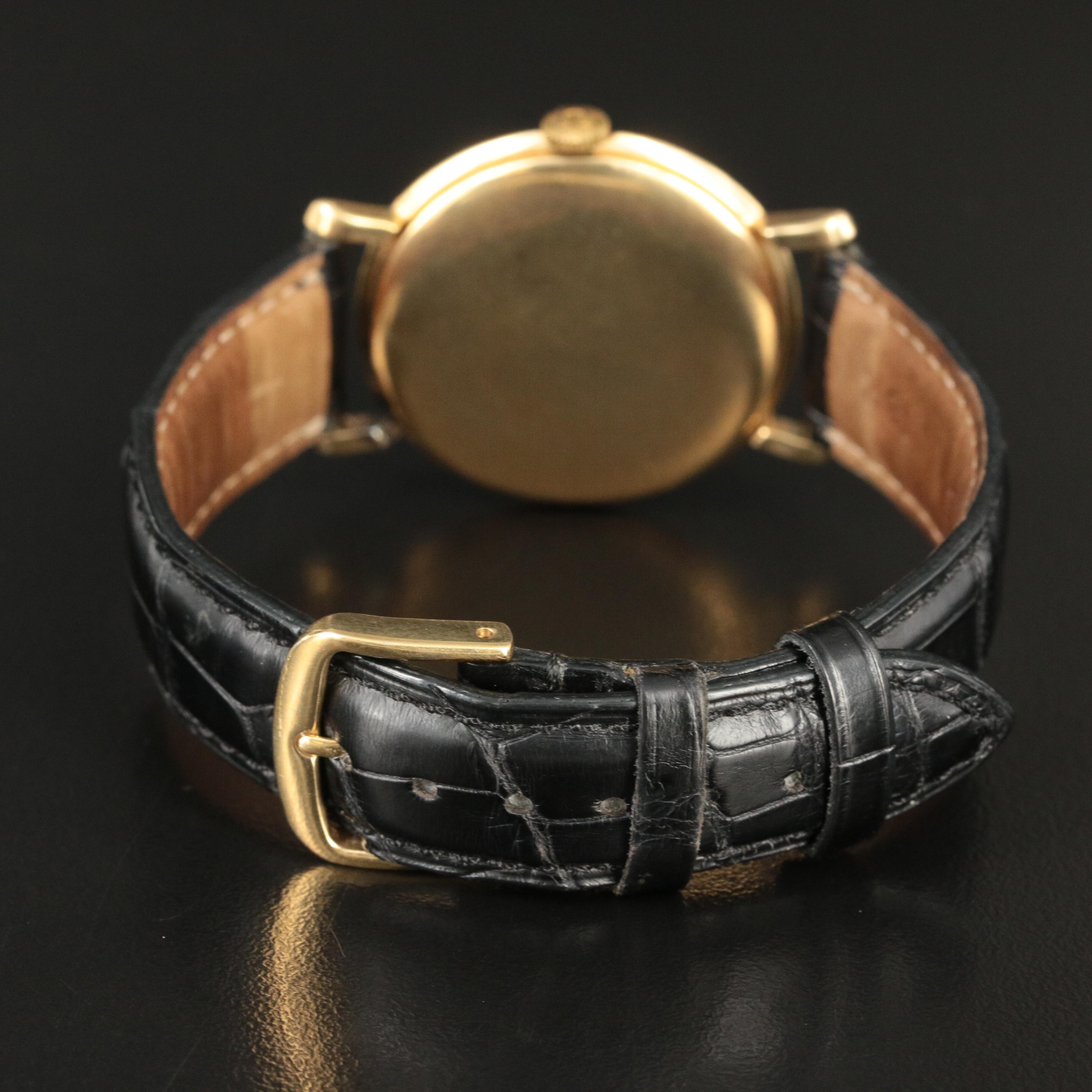 Vintage 14K Omega Small Seconds Stem Wind Watch