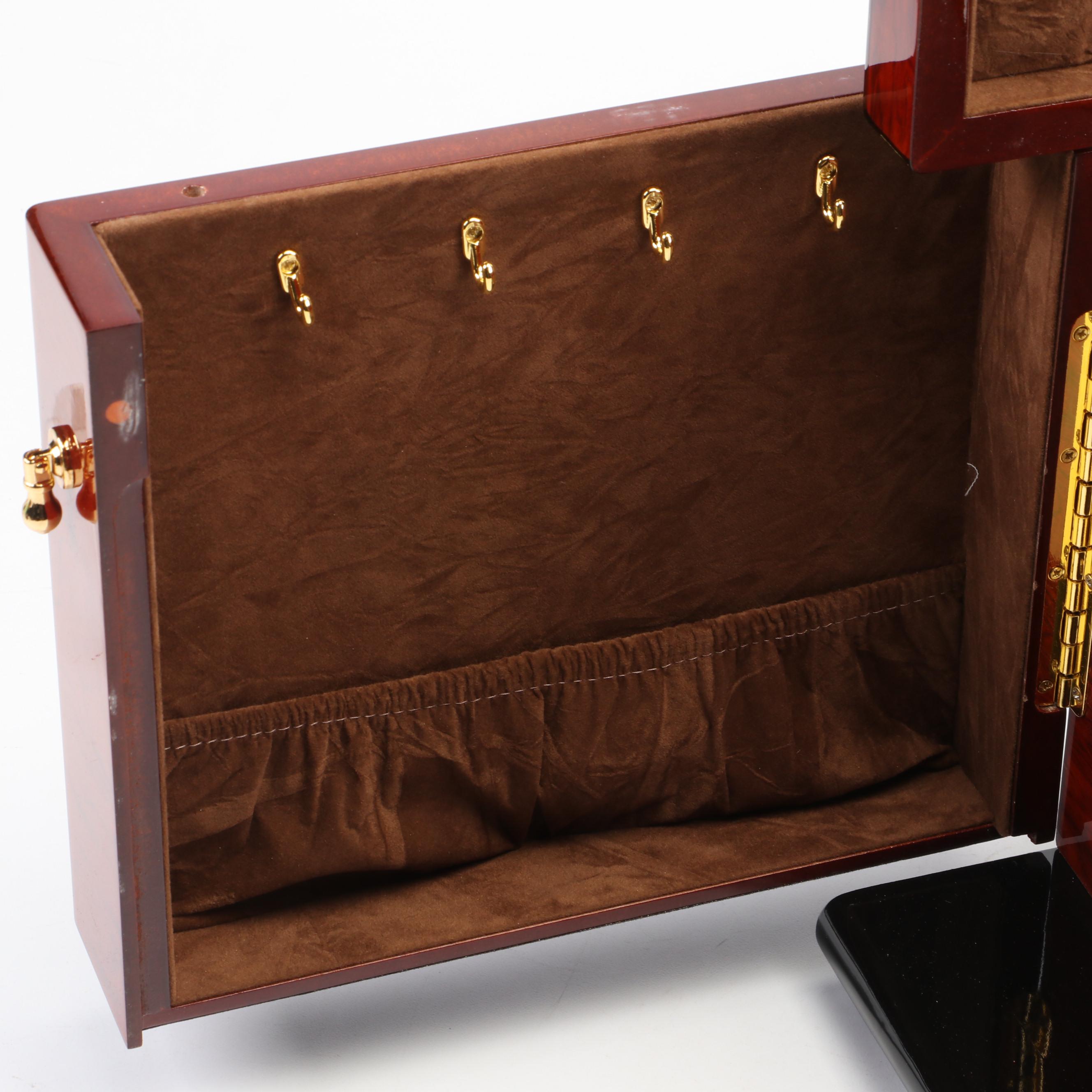 Jere Lacquered Wood Jewelry Box