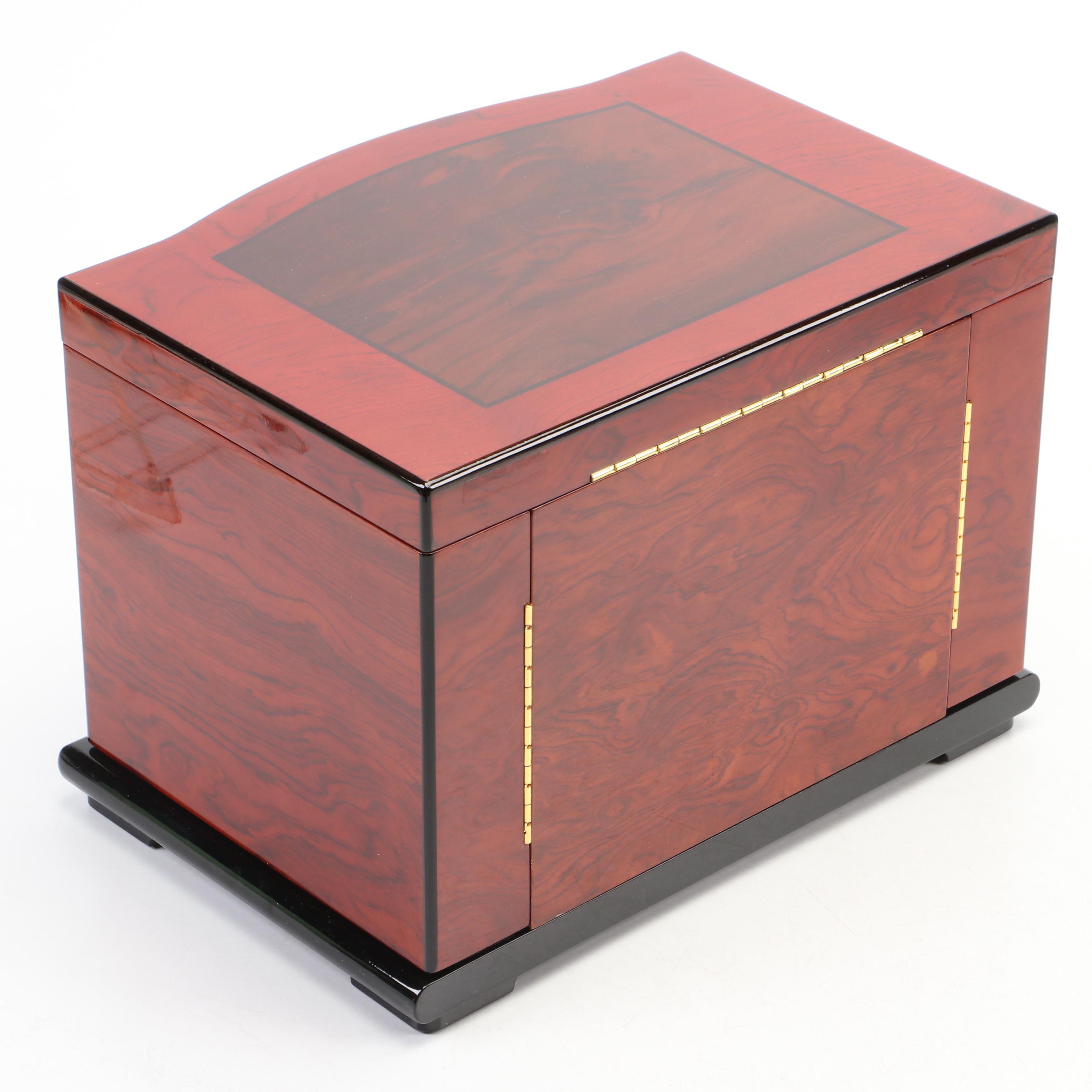 Jere Lacquered Wood Jewelry Box