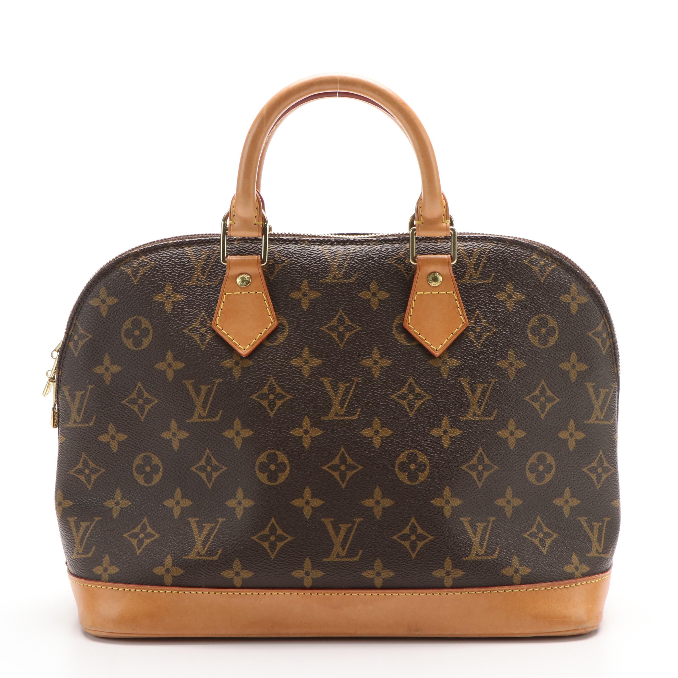 Louis Vuitton Monogram Alma PM Canvas Top Handle Bag