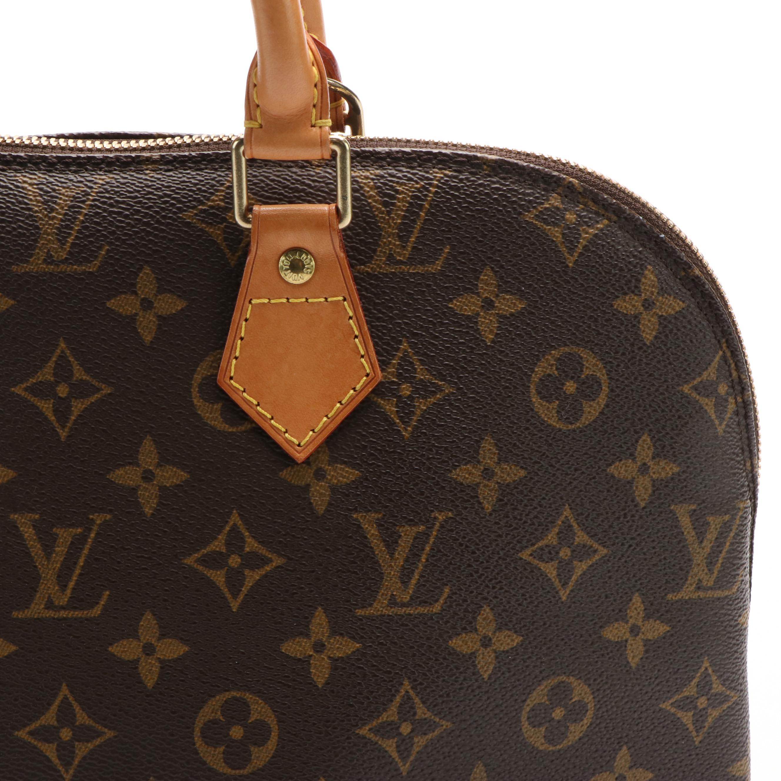 Louis Vuitton Monogram Alma PM Canvas Top Handle Bag