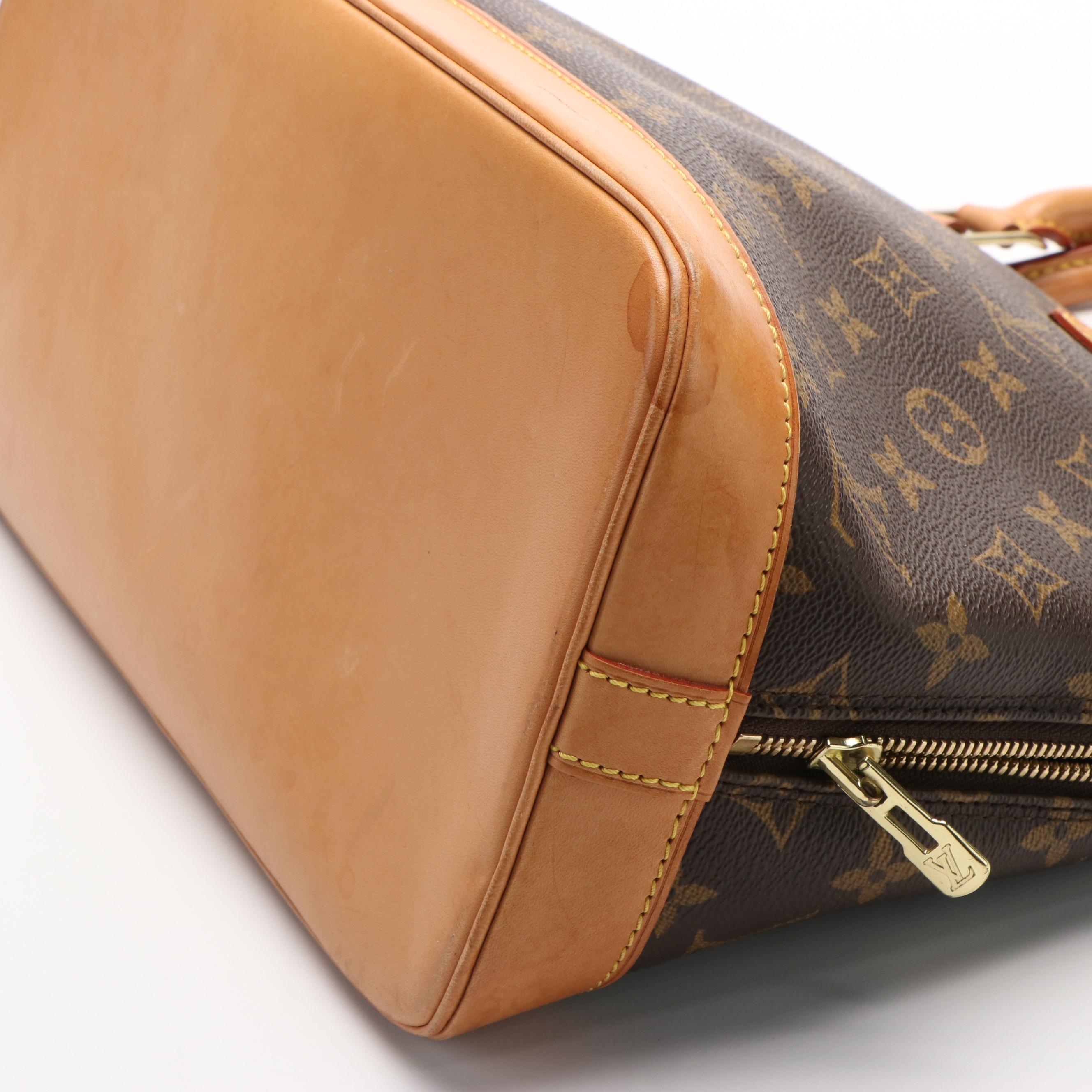 Louis Vuitton Monogram Alma PM Canvas Top Handle Bag