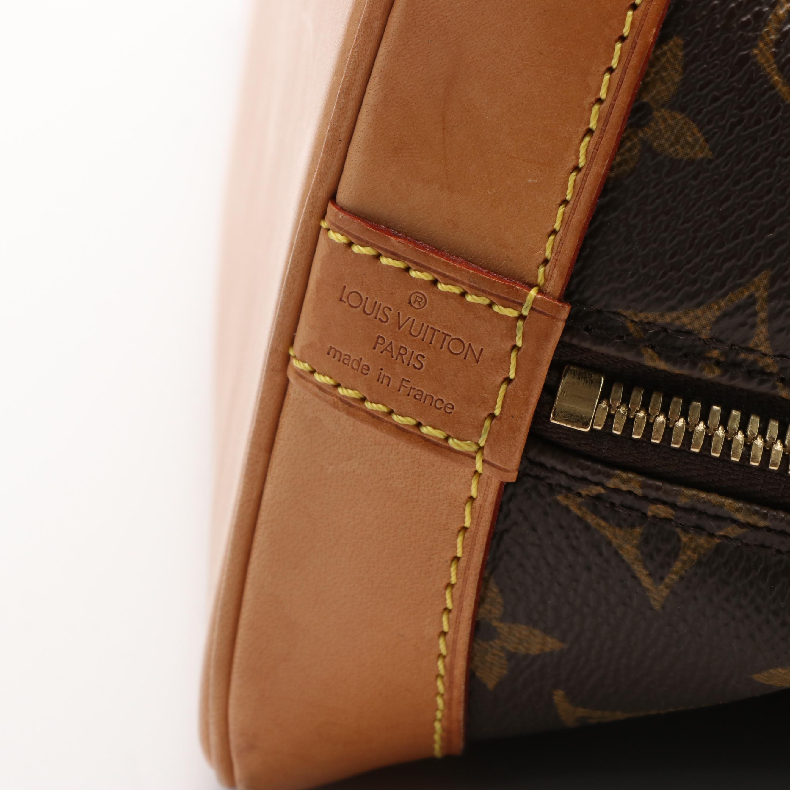 Louis Vuitton Monogram Alma PM Canvas Top Handle Bag