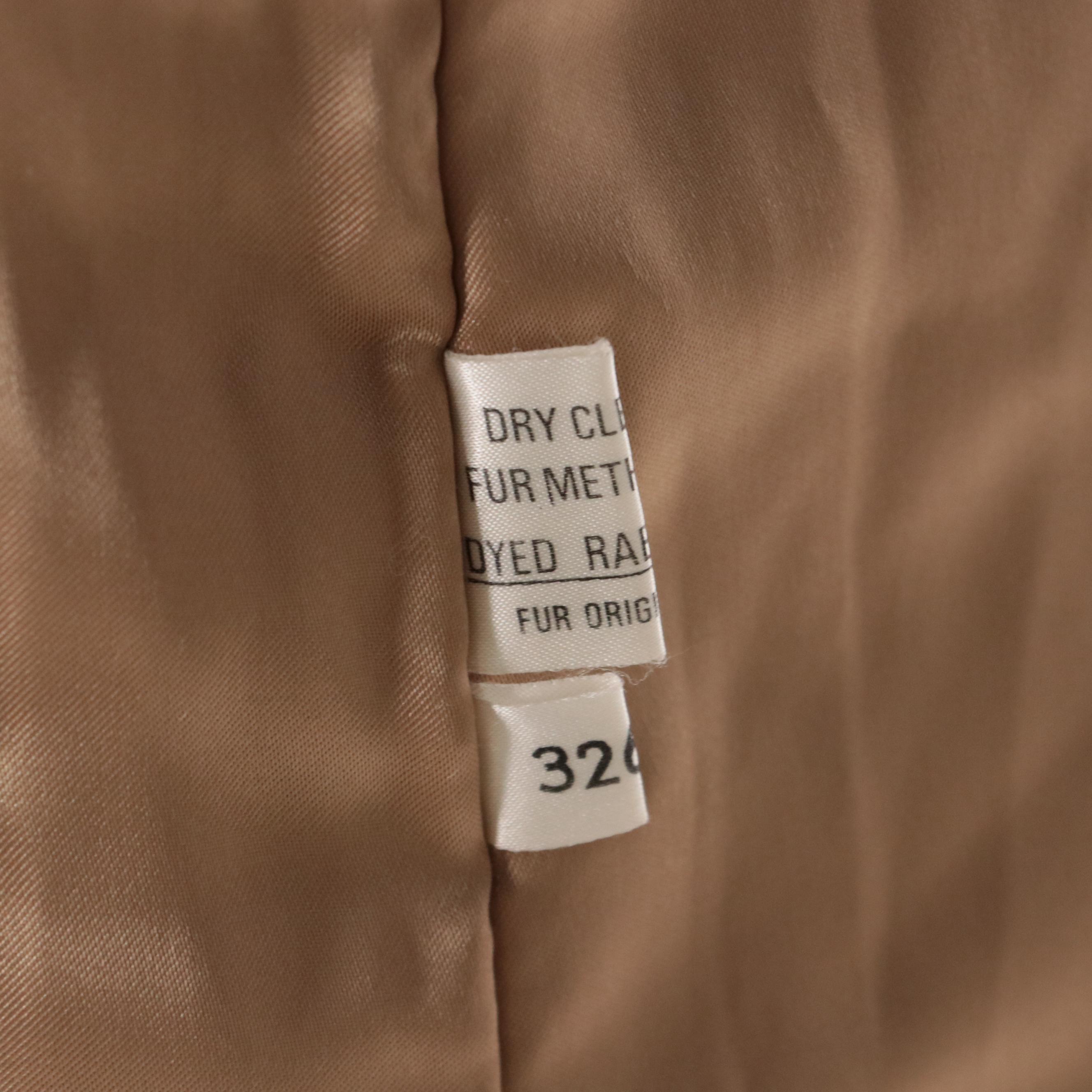 Dyed Rabbit Fur Jacket