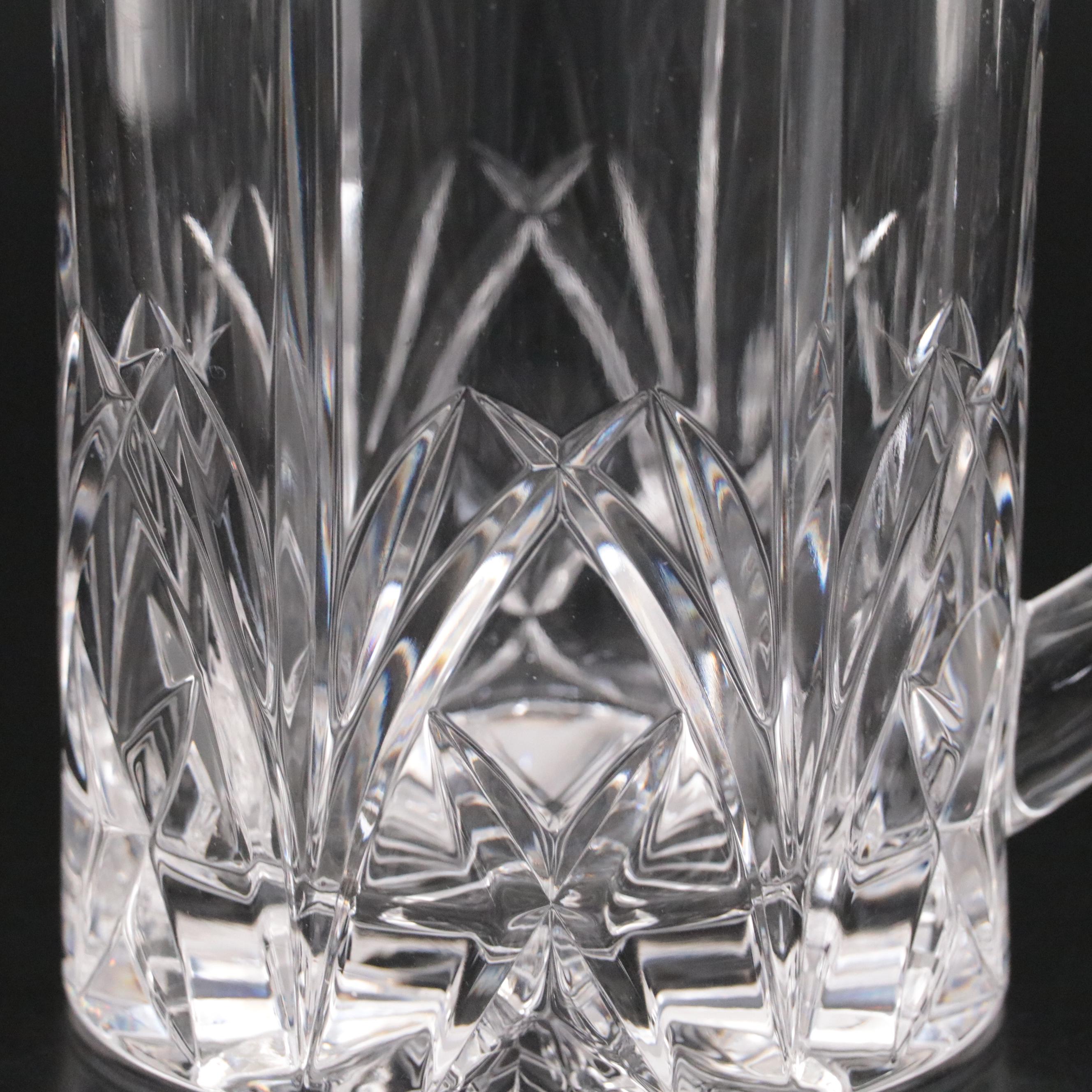 Marquis by Waterford "Brookside" Crystal Pitcher and Highball Glasses
