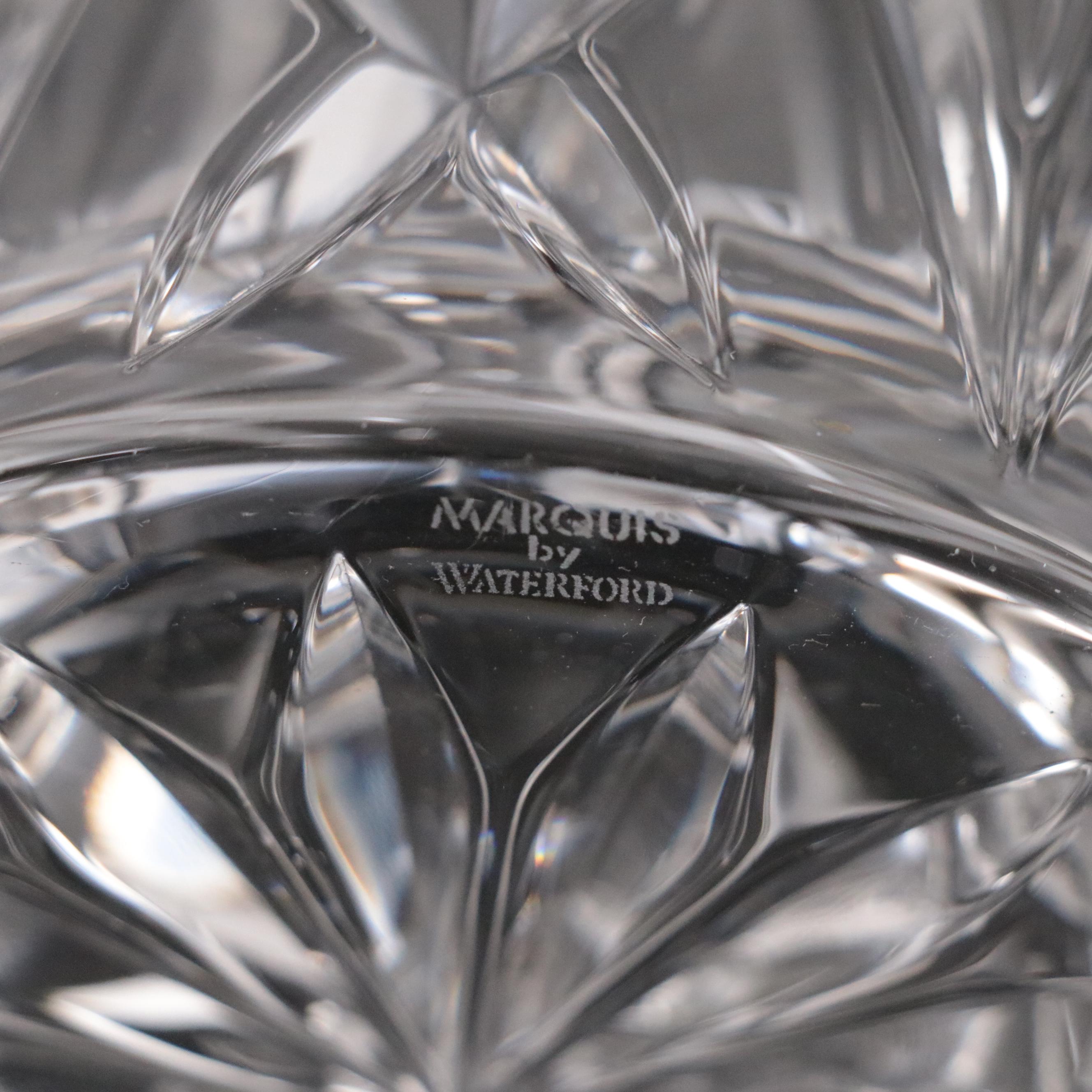 Marquis by Waterford "Brookside" Crystal Pitcher and Highball Glasses