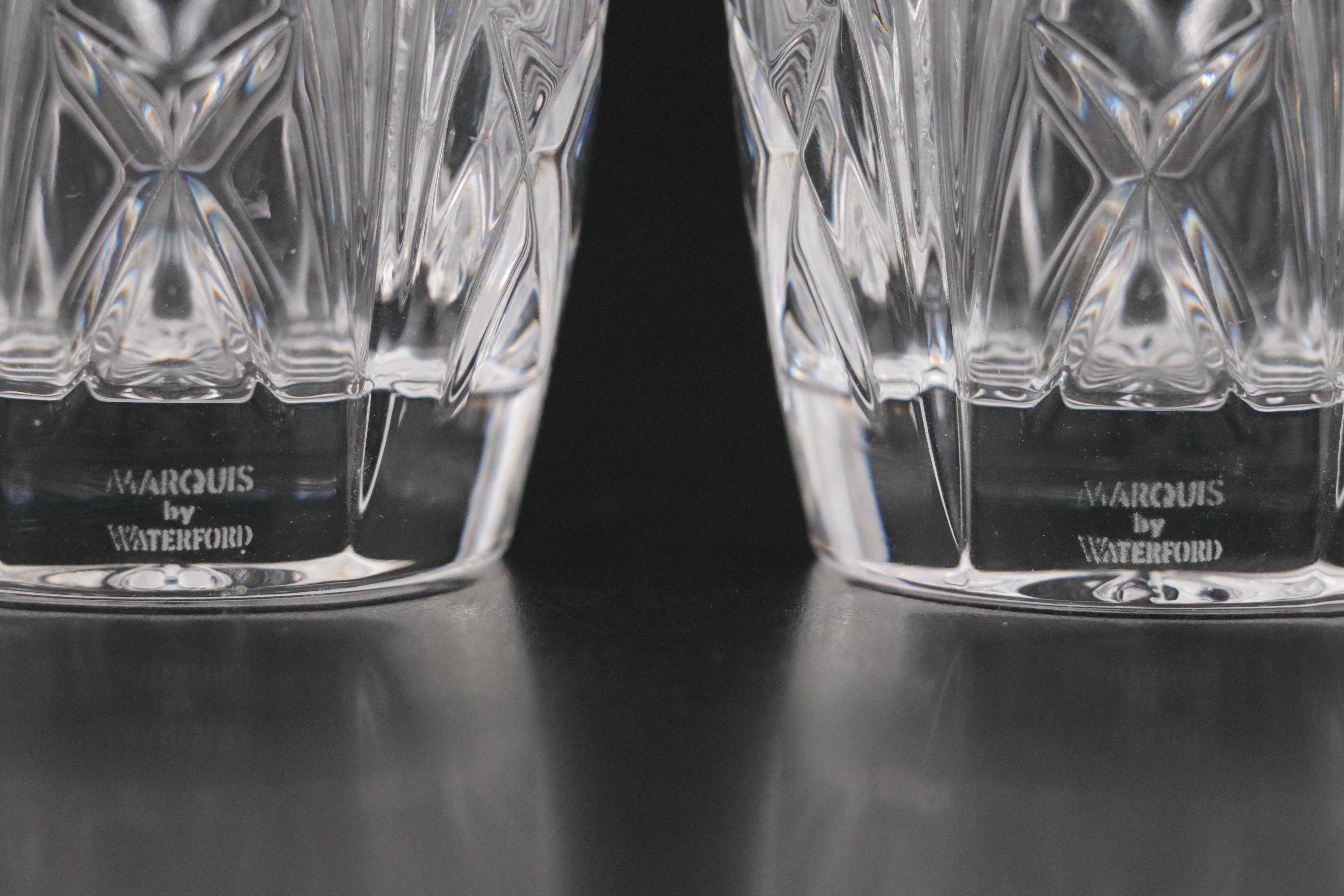 Marquis by Waterford "Brookside" Crystal Pitcher and Highball Glasses