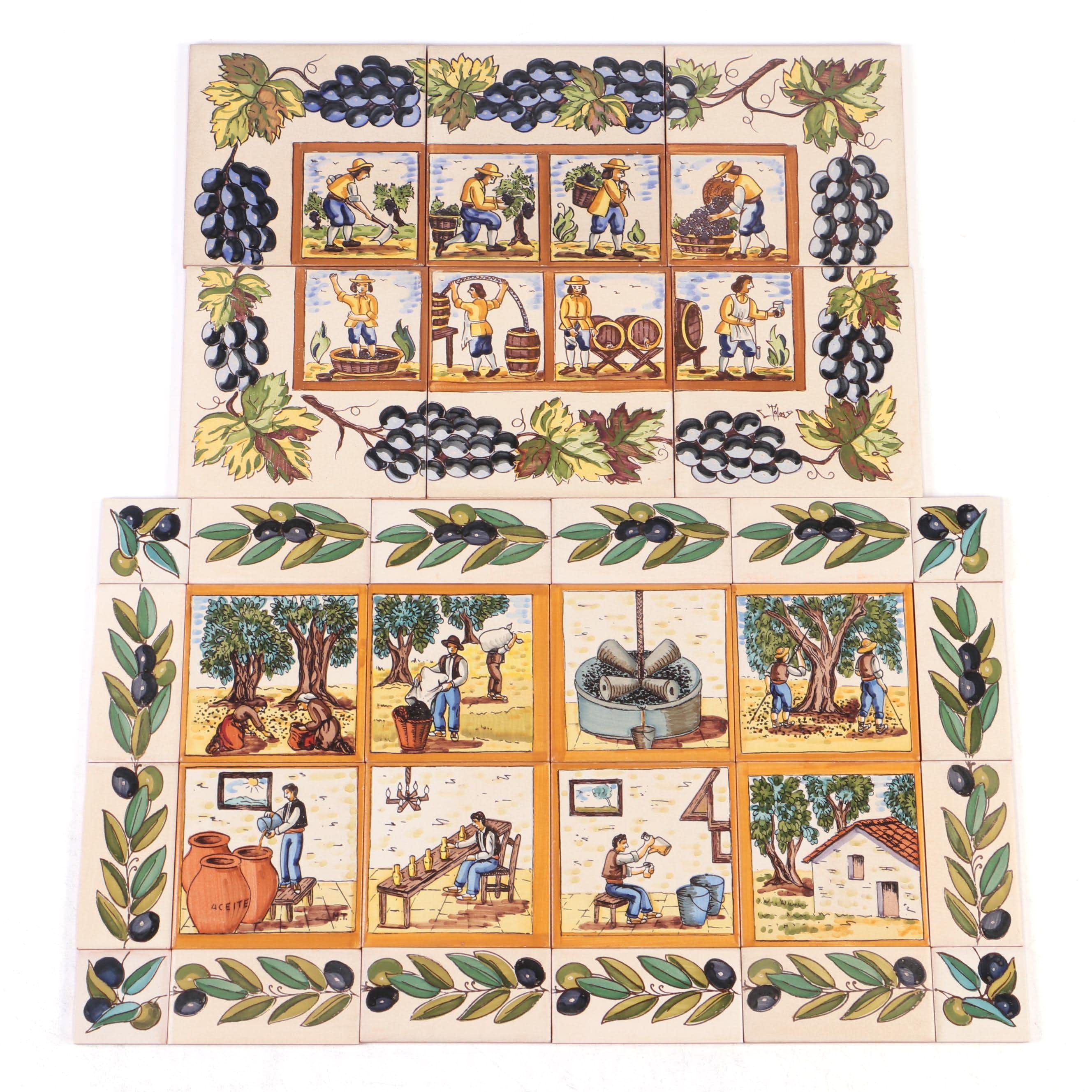 Decorative Spanish Tile Backsplash