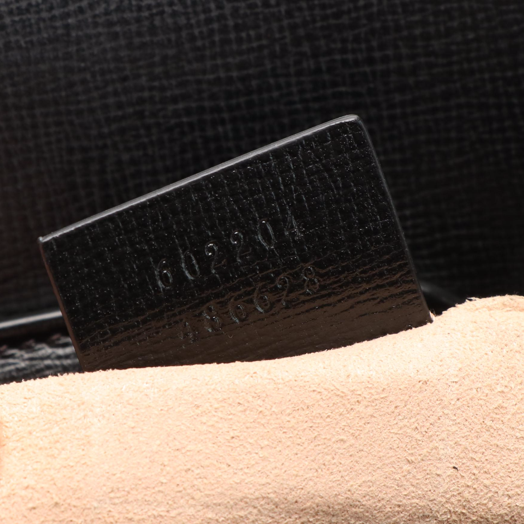 Gucci Horsebit 1955 Shoulder Bag in Black Leather