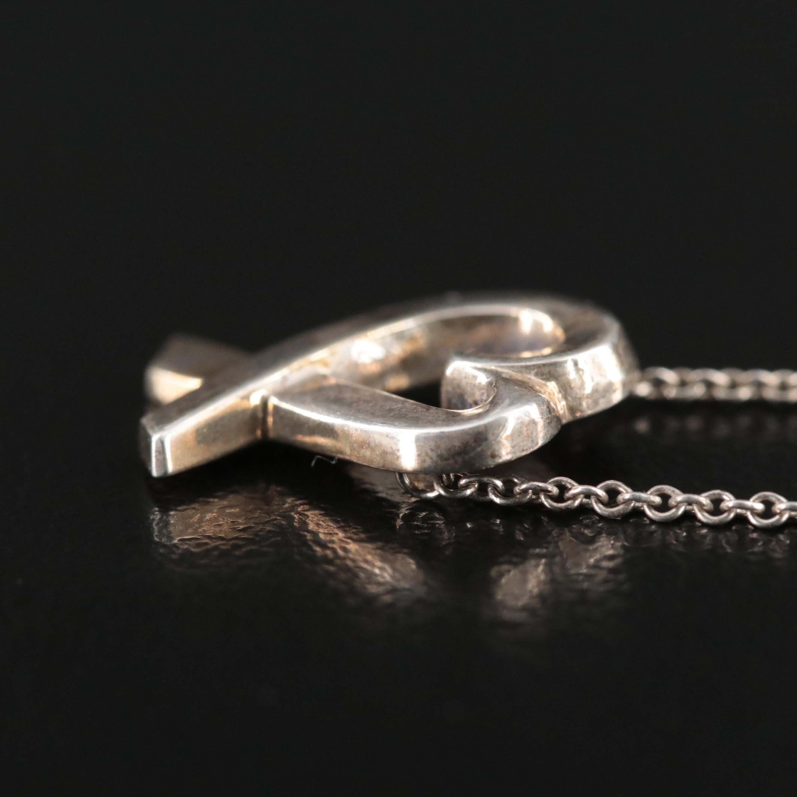 Paloma Picasso for Tiffany & Co. "Loving Heart" Sterling Necklace