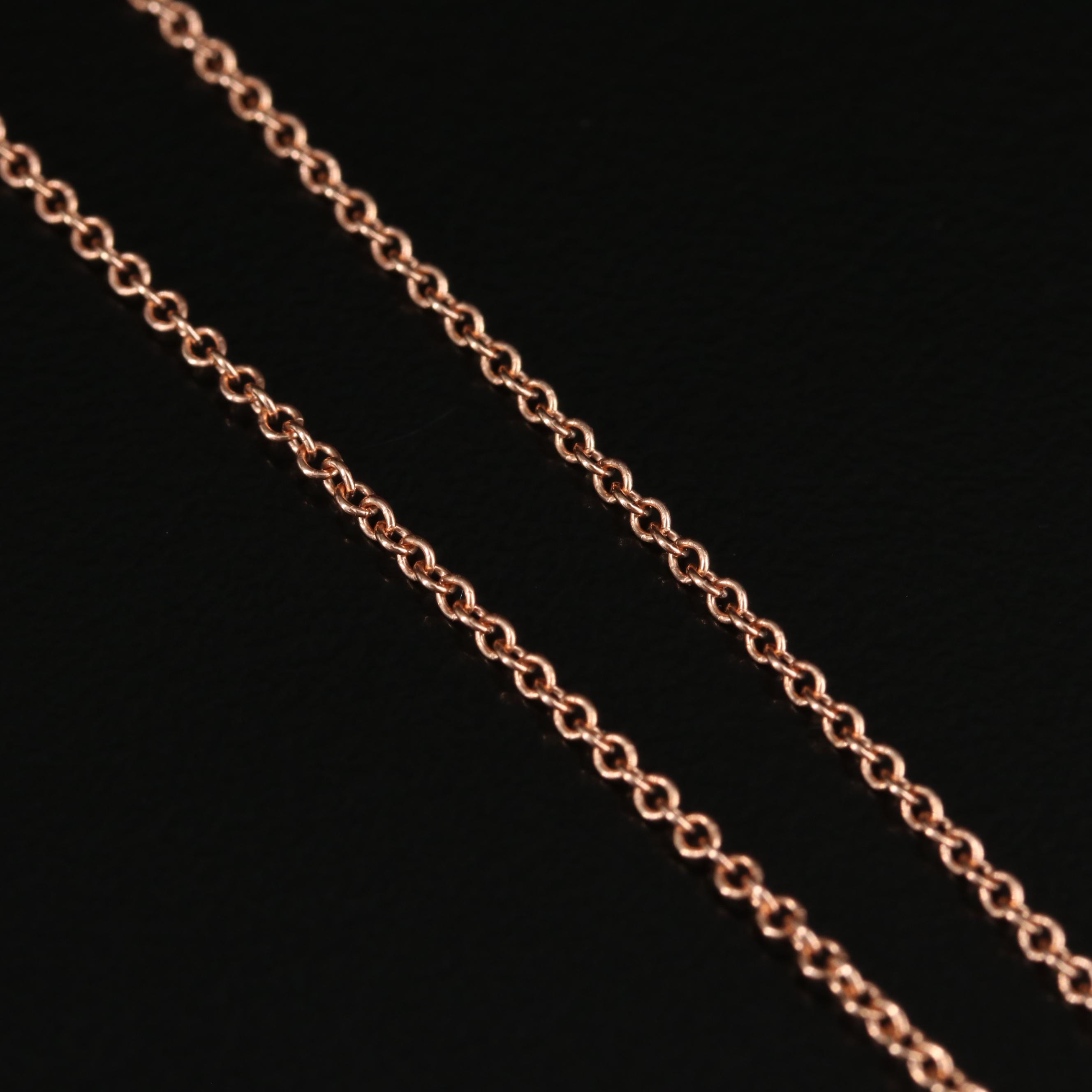 EFFY 14K Rose Gold Amethyst and Diamond Pendant Necklace