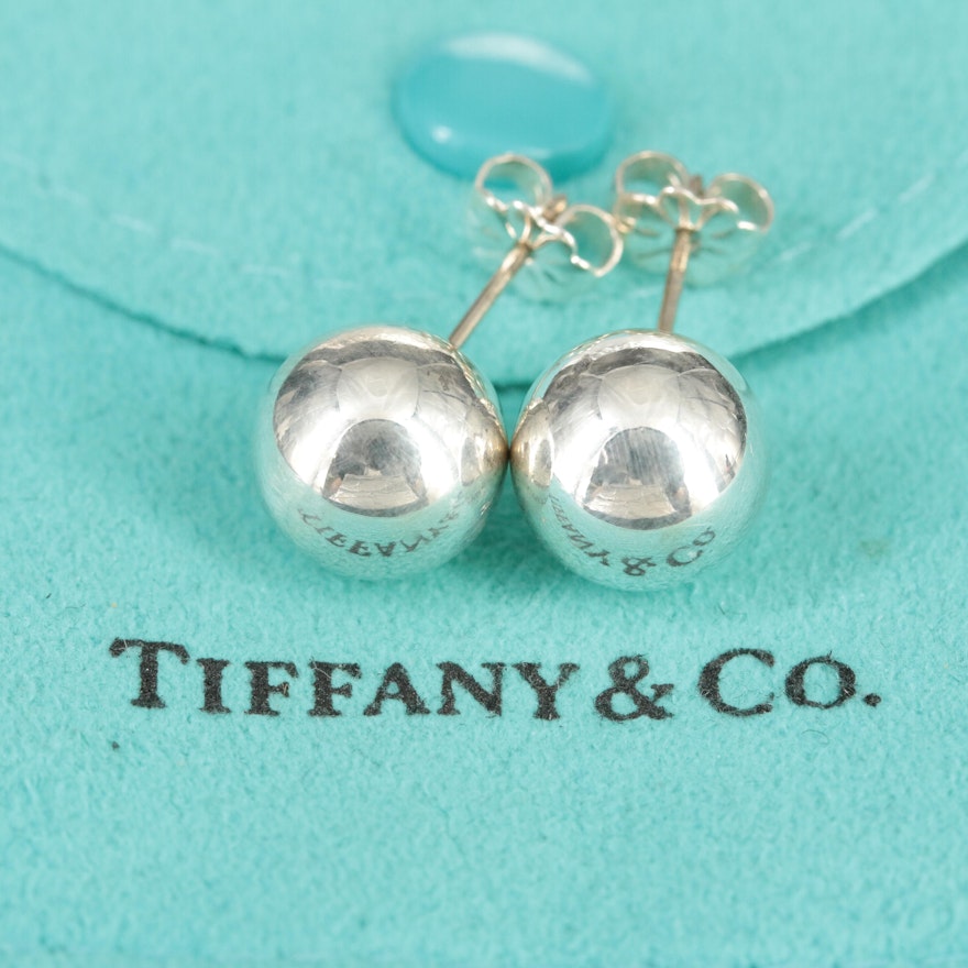 Tiffany & Co. "HardWear" Sterling Ball Earrings