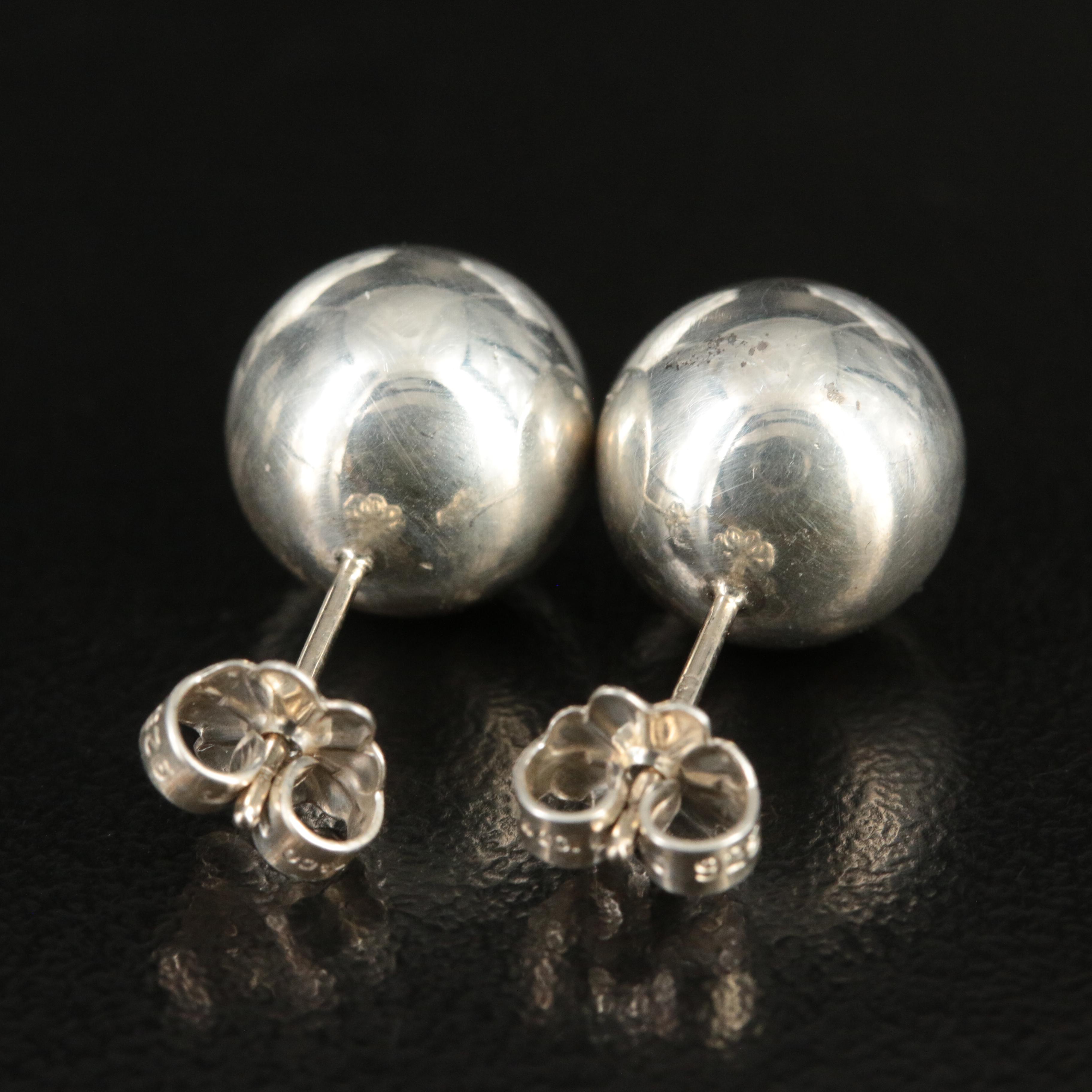 Tiffany & Co. "HardWear" Sterling Ball Earrings