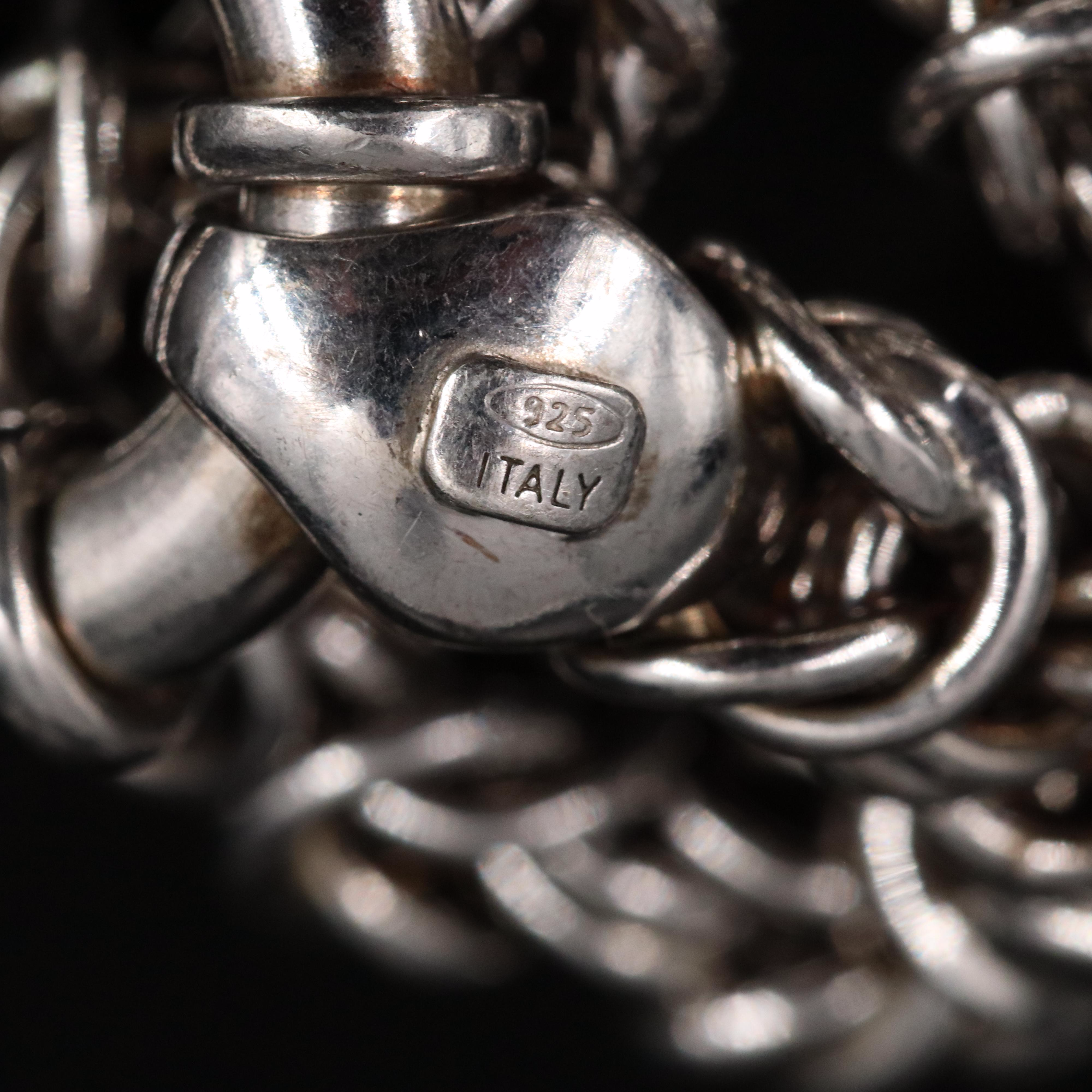 Italian Sterling Byzantine Bracelet