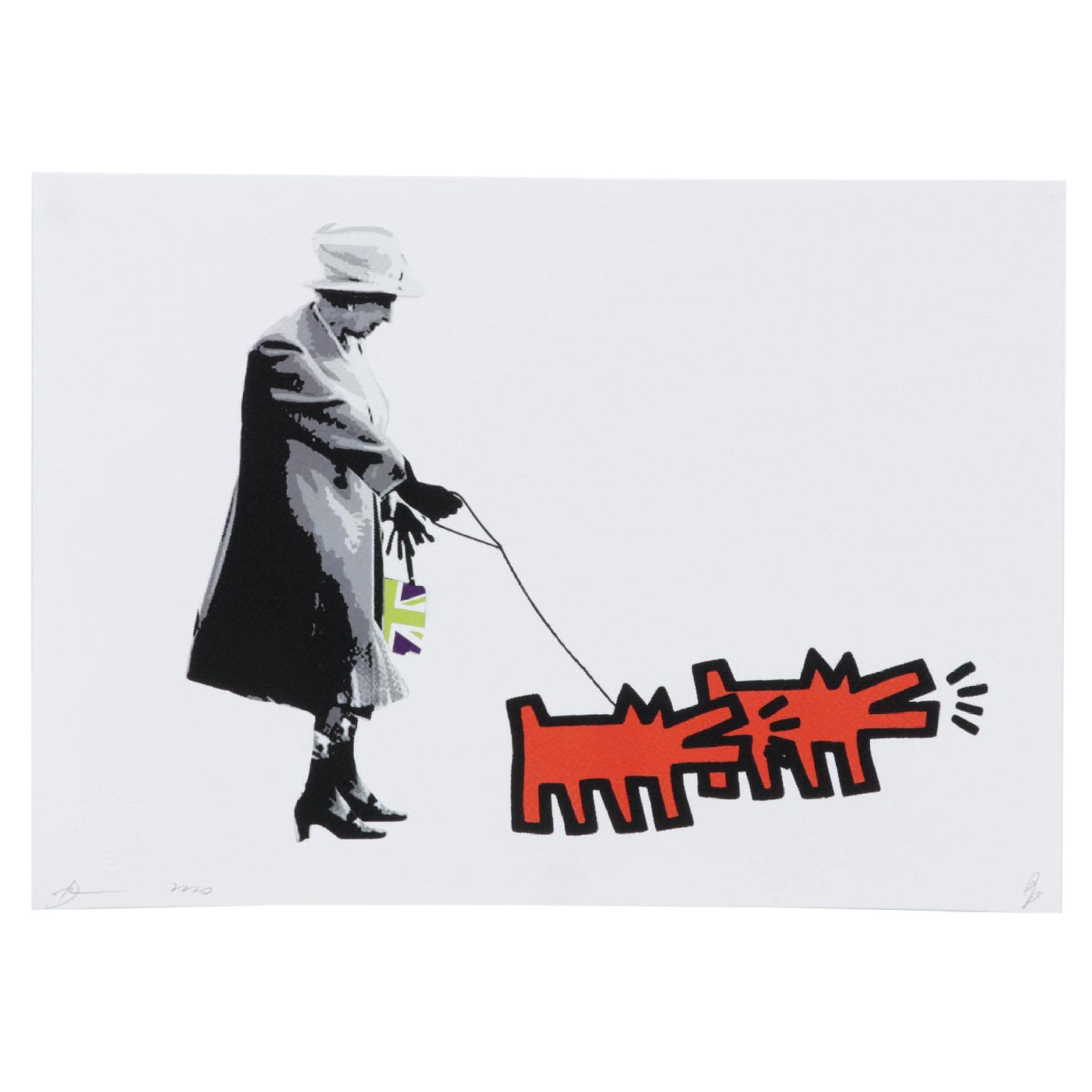 Death NYC Pop Art Graphic Print of Queen Elizabeth, 2020