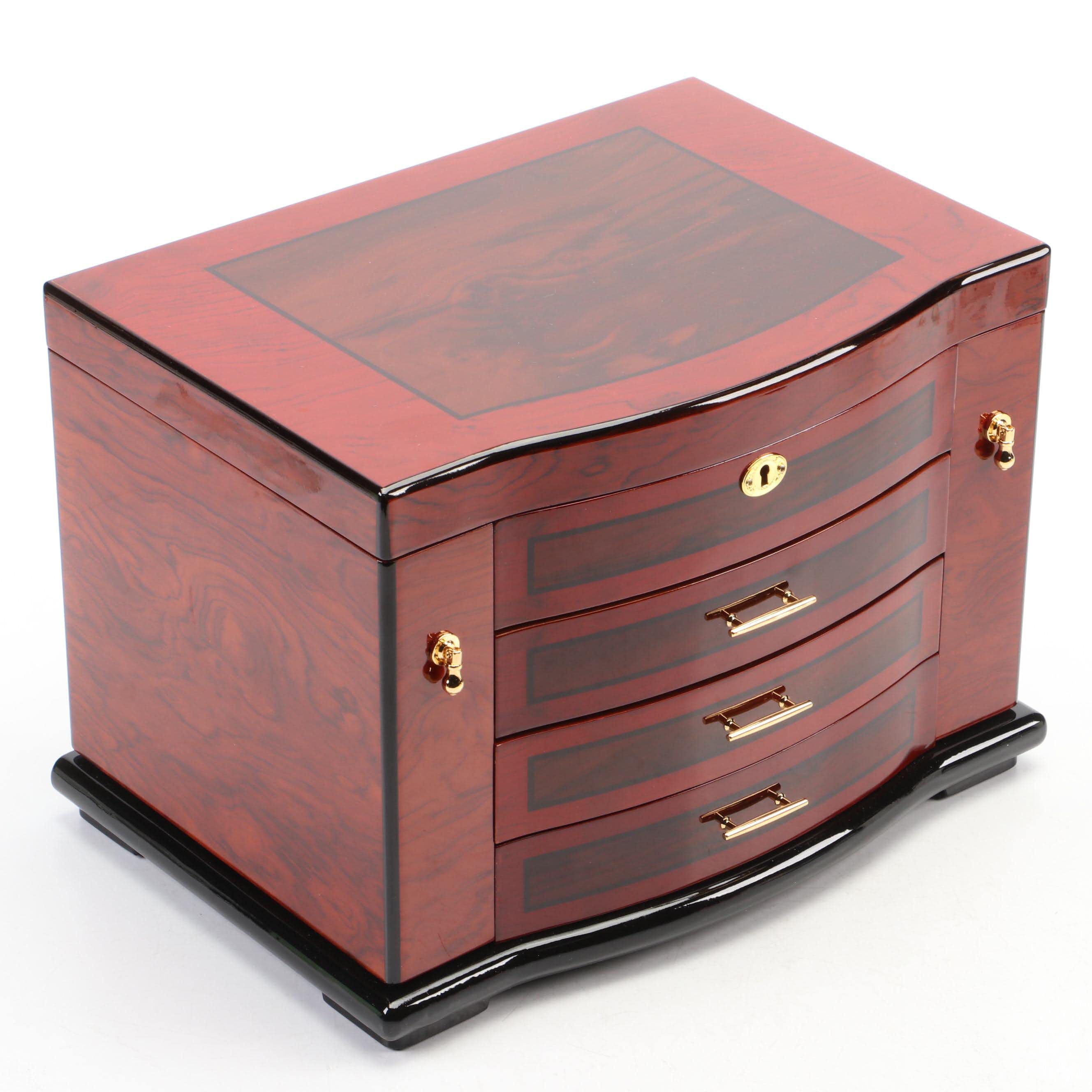 Jere Lacquered Wood Jewelry Box