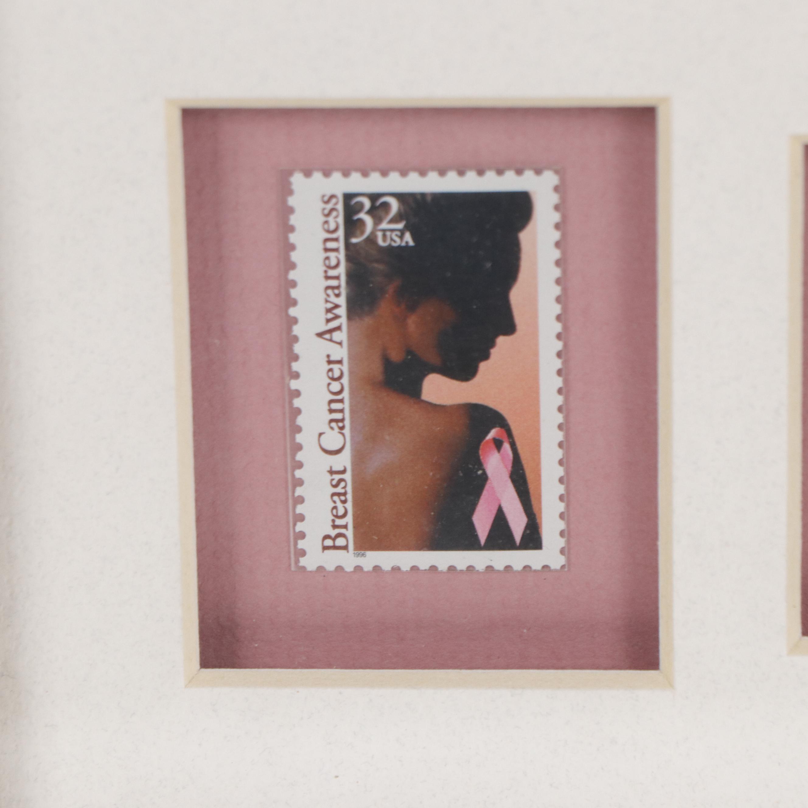 Breast Cancer Research and Breast Cancer Awareness Stamps, 1996 and 1998