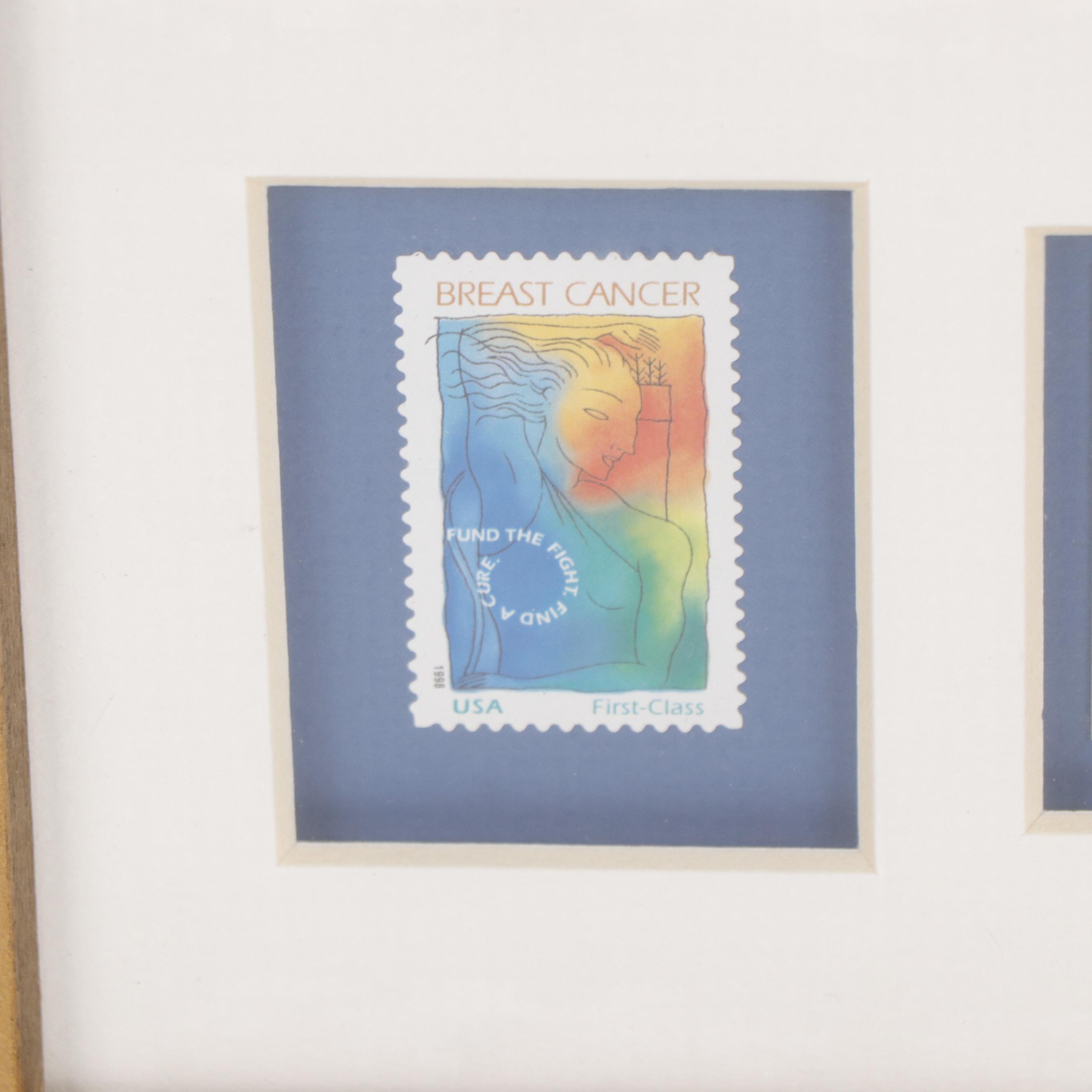 Breast Cancer Research and Breast Cancer Awareness Stamps, 1996 and 1998