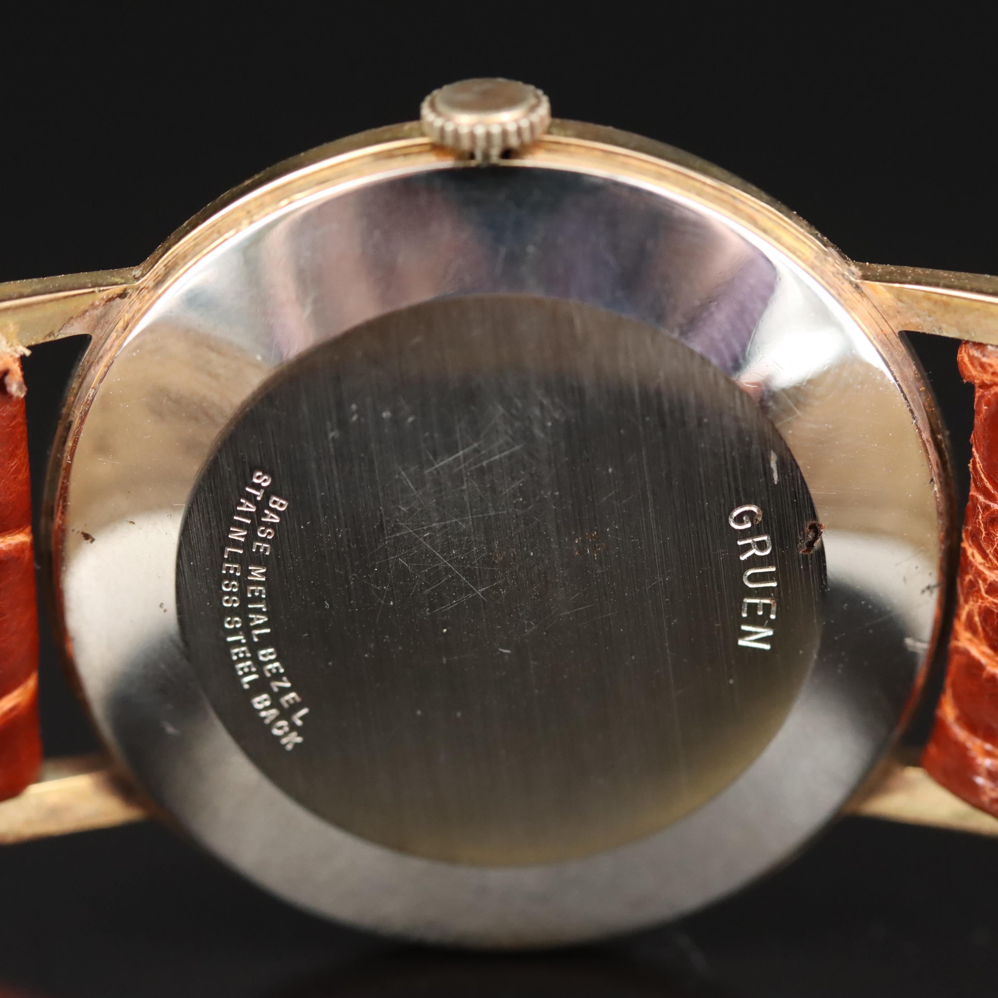 Gruen Precision Swiss Movement Vintage Manual-Wind Watch