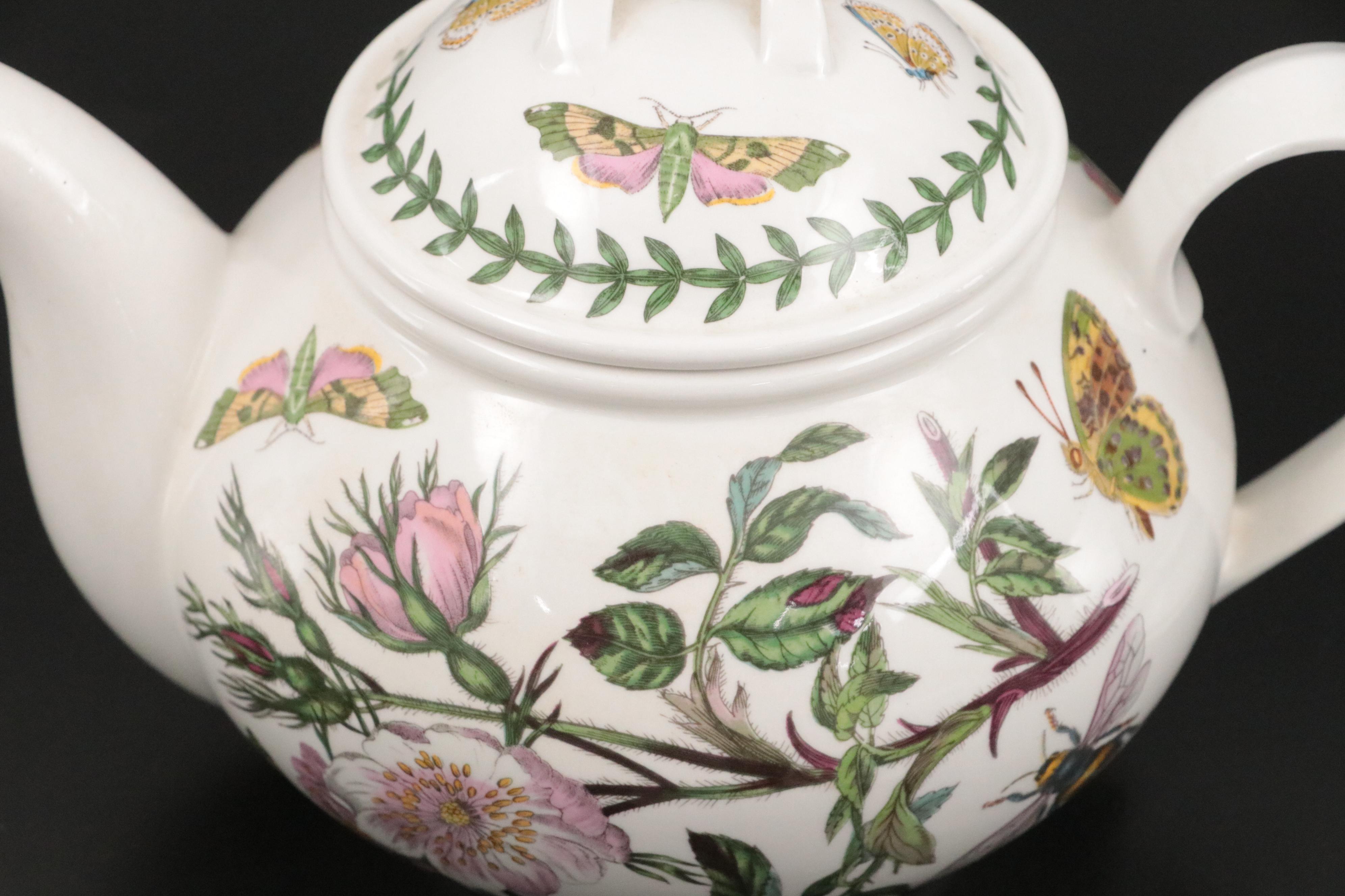 Portmeirion "Botanic Garden" Tea Set and Other Tableware