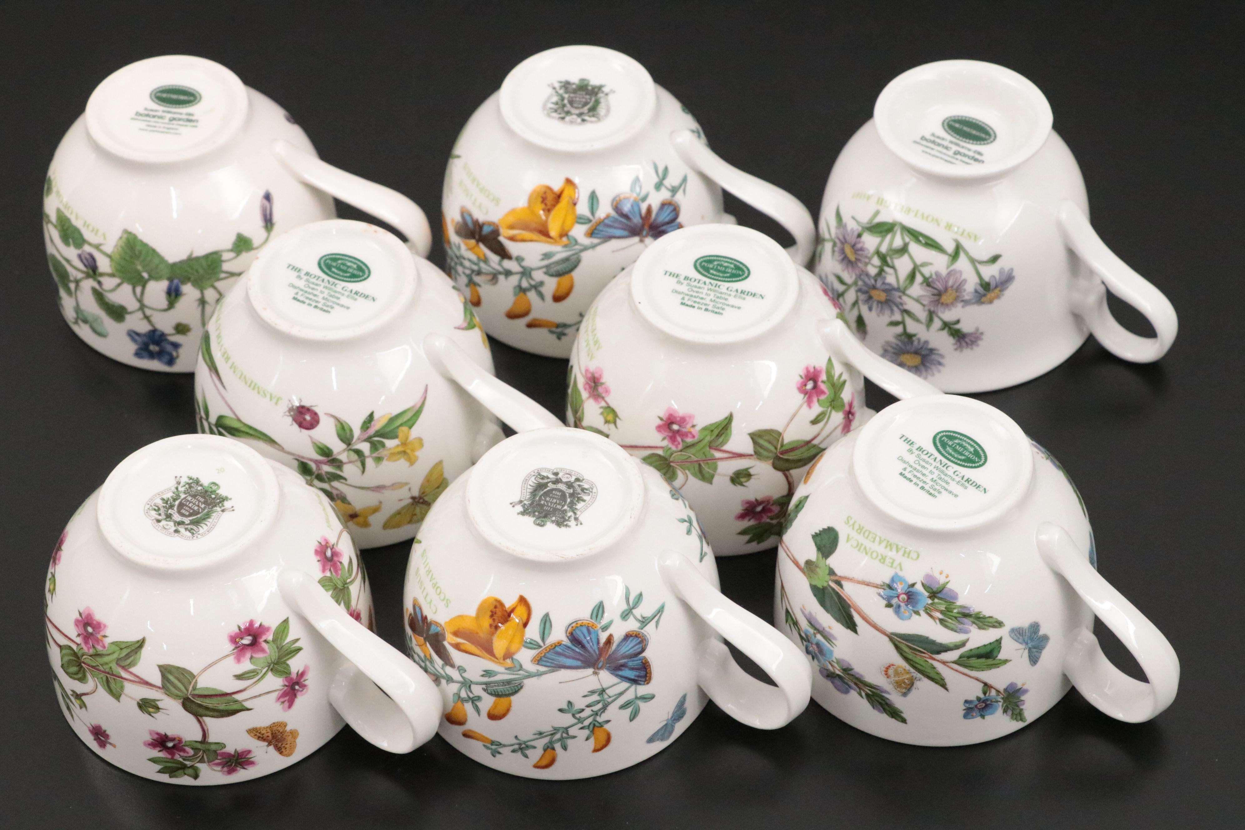 Portmeirion "Botanic Garden" Tea Set and Other Tableware