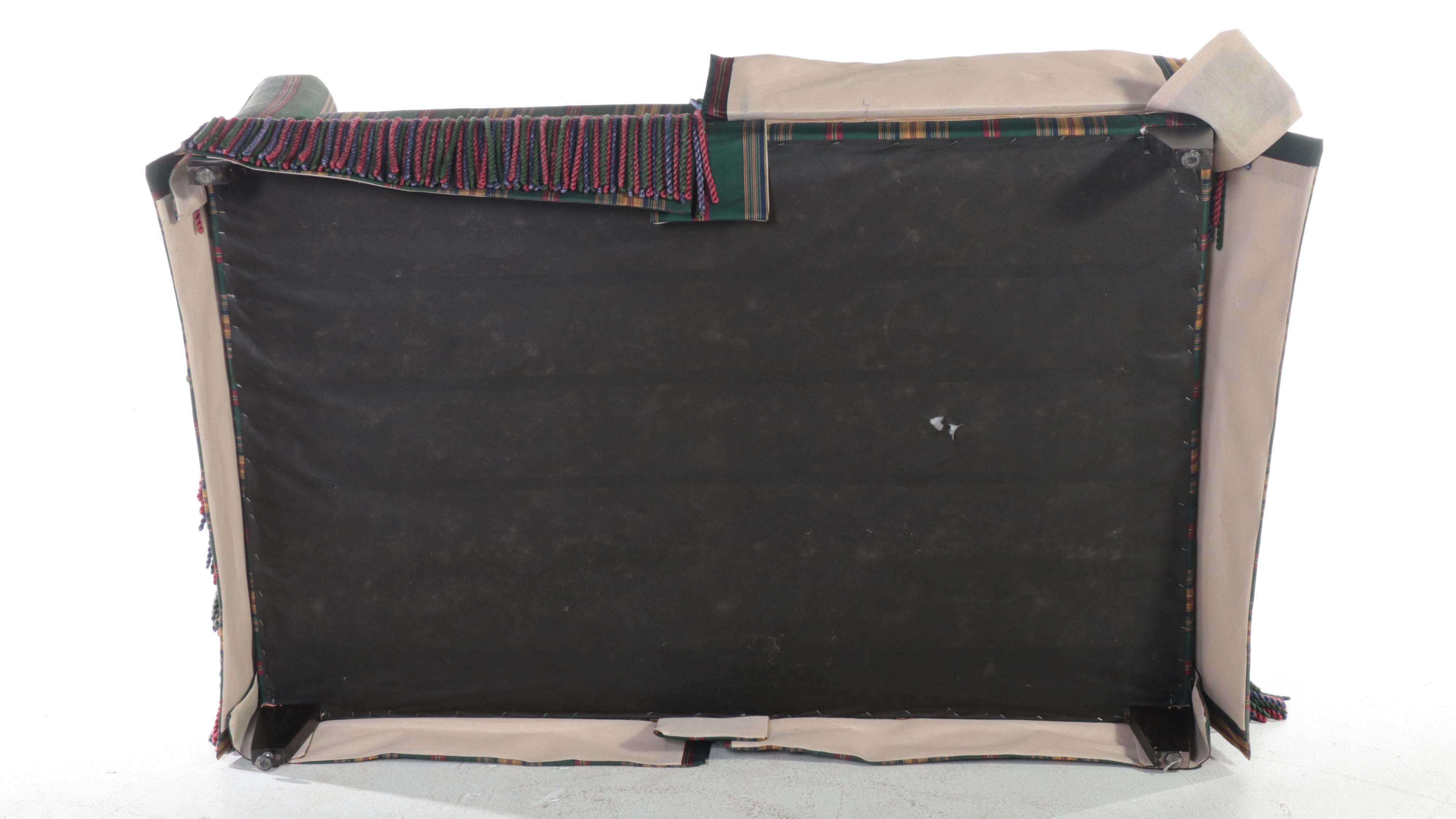 Stanford Furniture Custom-Upholstered Loveseat with Bullion Fringe