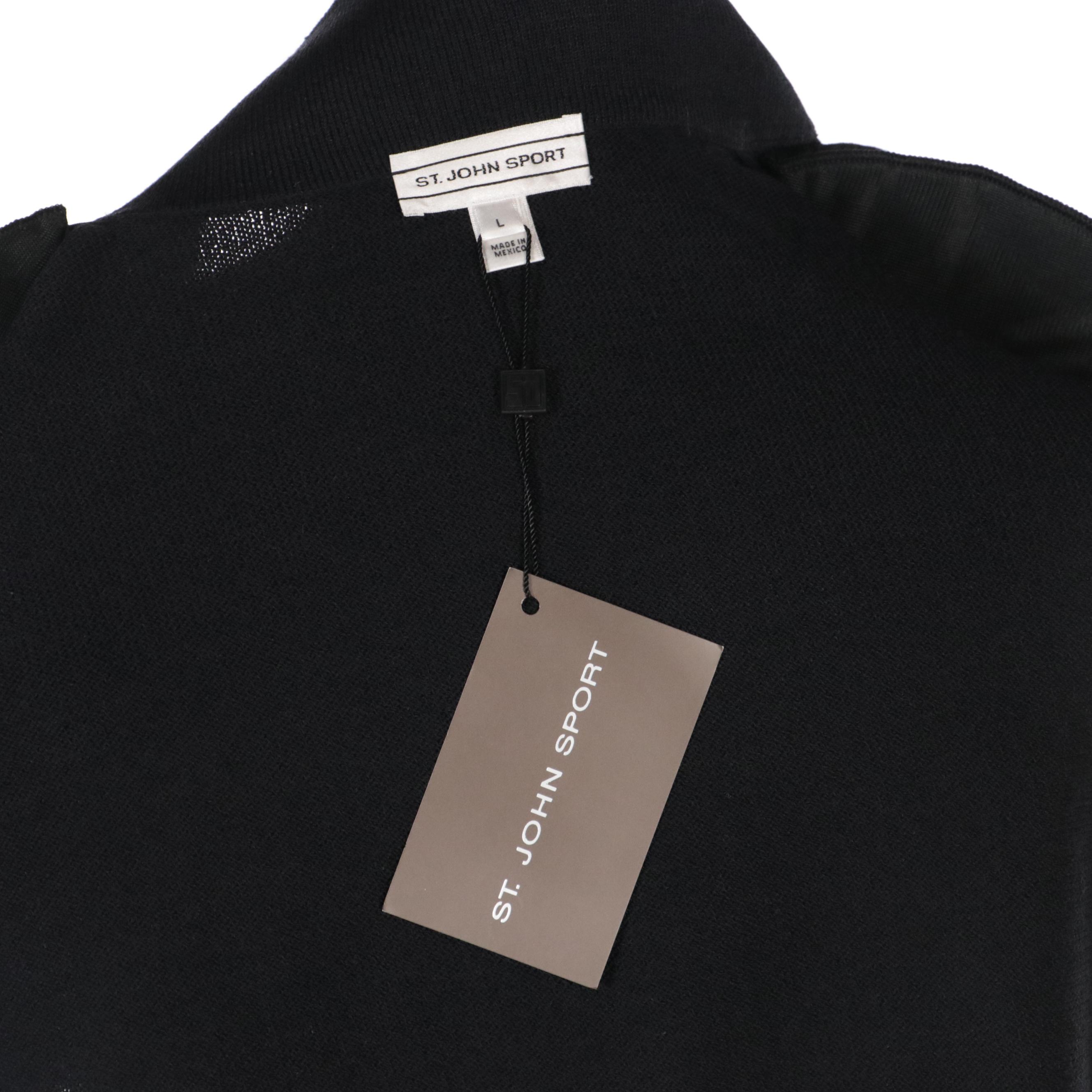 St. John Top and Knit Zip Jacket